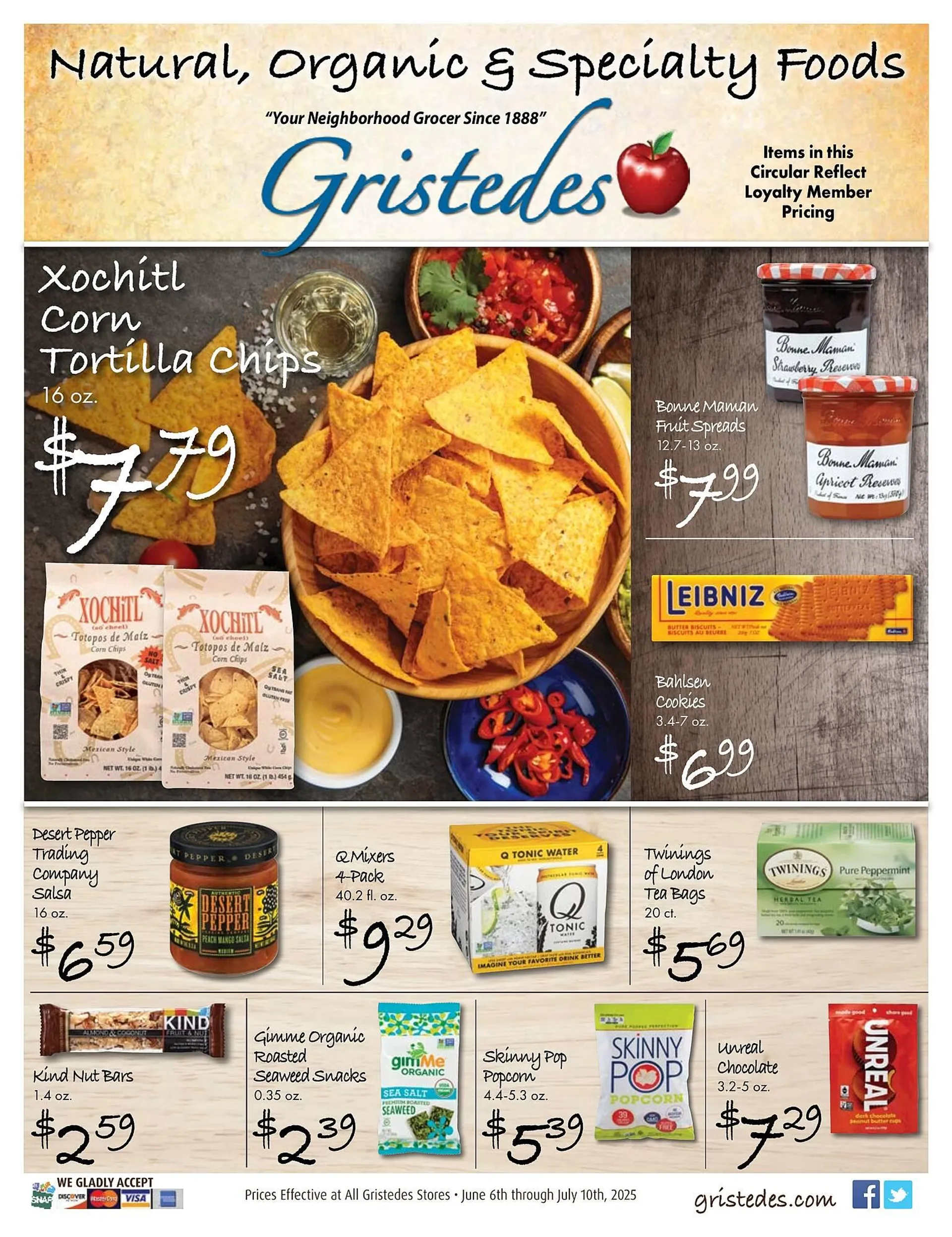 Weekly ad Gristedes Weekly Ad from June 6 to June 10 2025 - Page 1