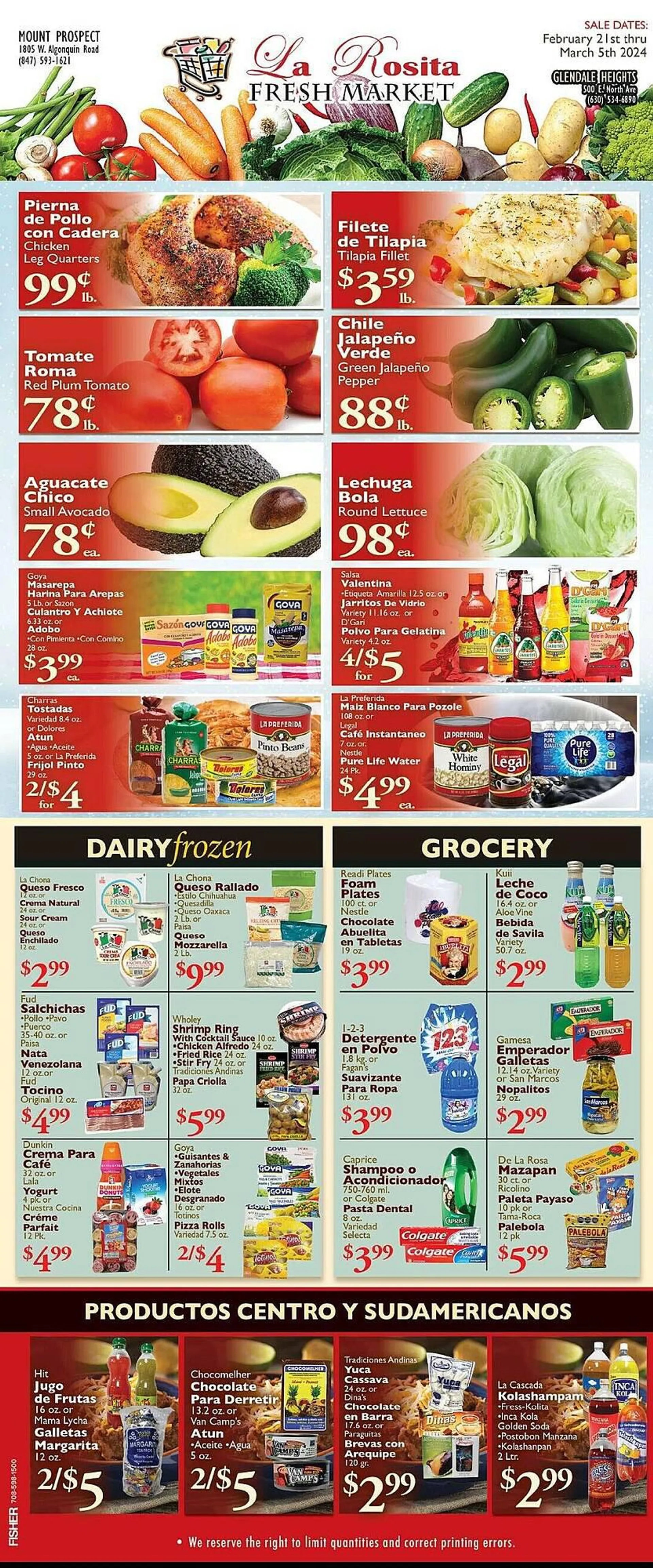 Weekly ad La Rosita Fresh Market Weekly Ad from February 21 to February 27 2024 - Page 