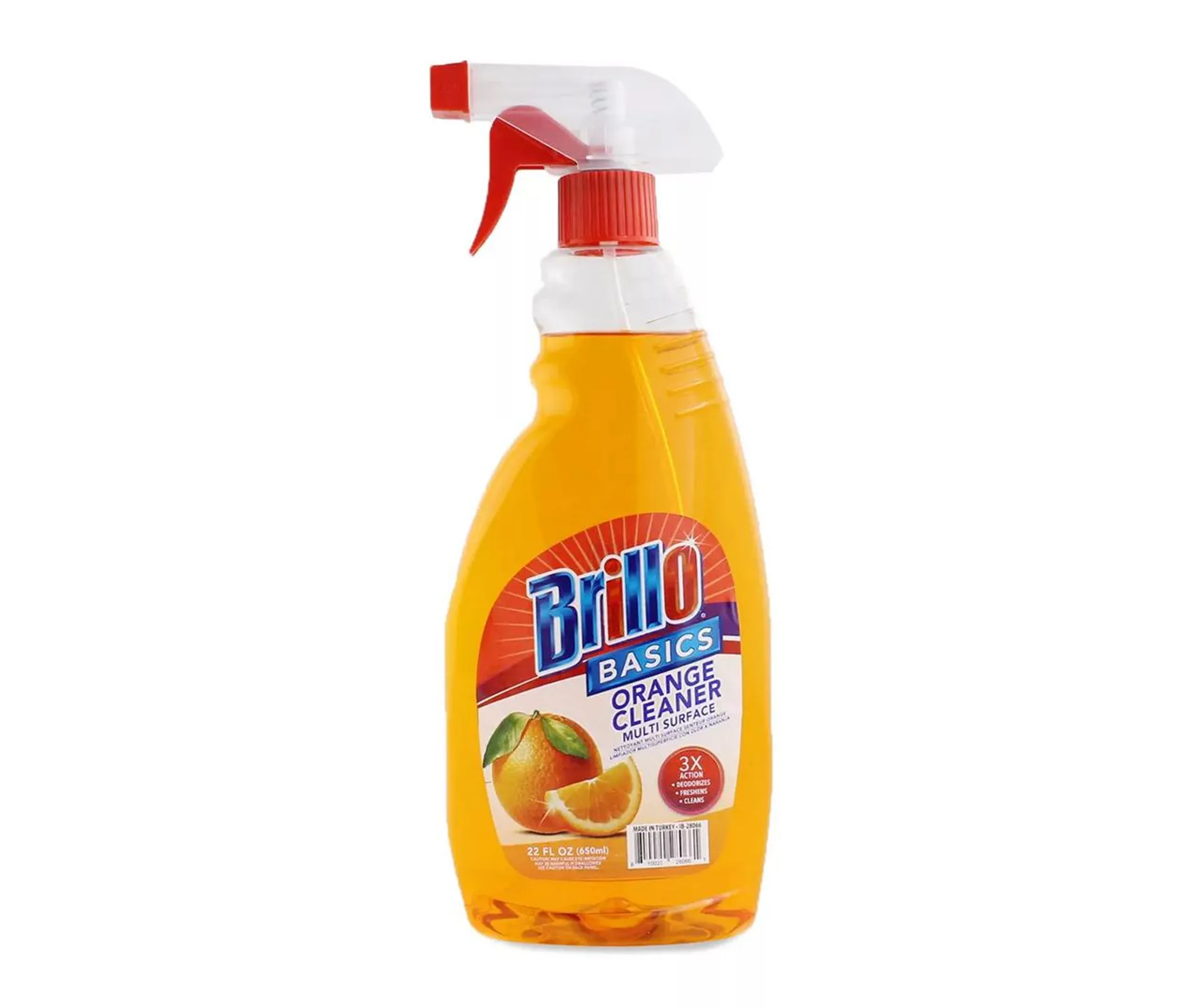 Basics Orange Multi-Surface Cleaner, 22 Oz.