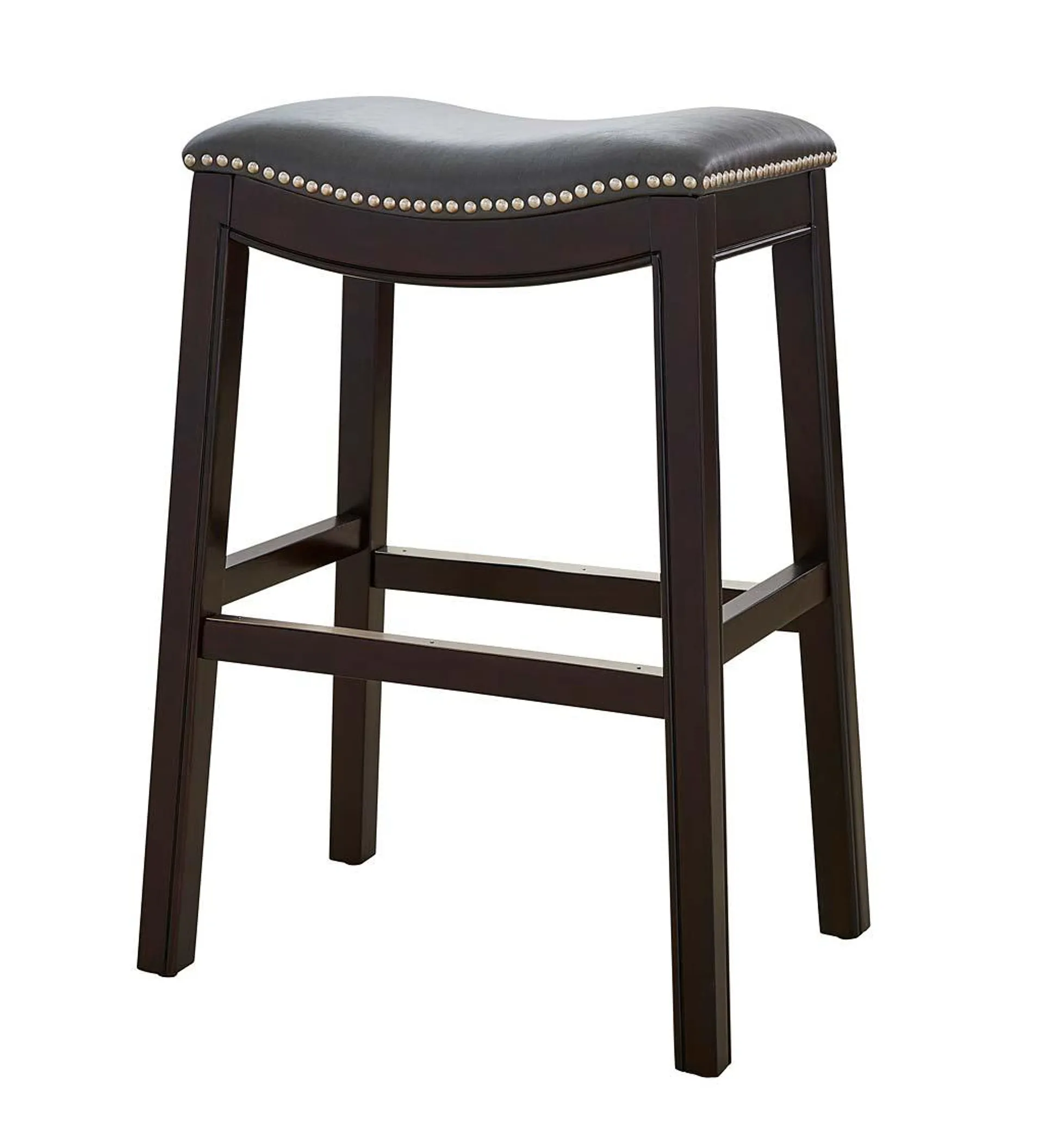 Lena Saddle Seat Barstool - Gray