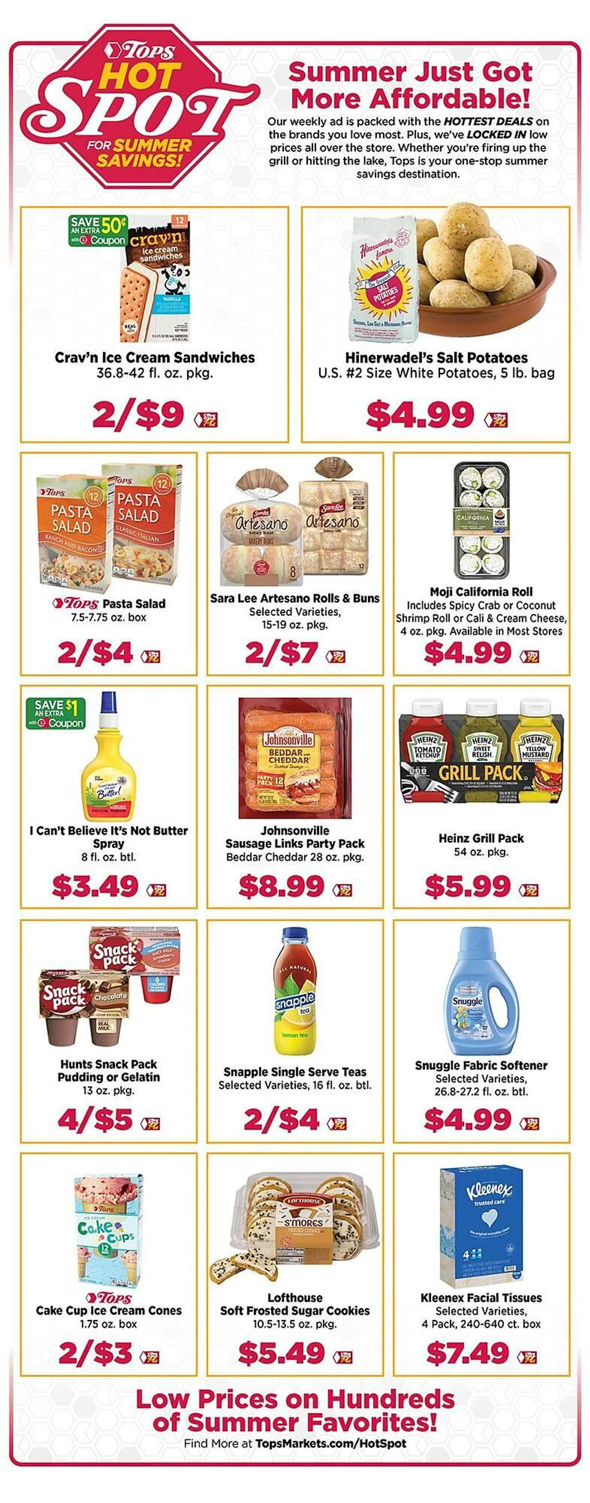 Weekly ad Tops Weekly Ad from August 24 to August 28 2025 - Page 1