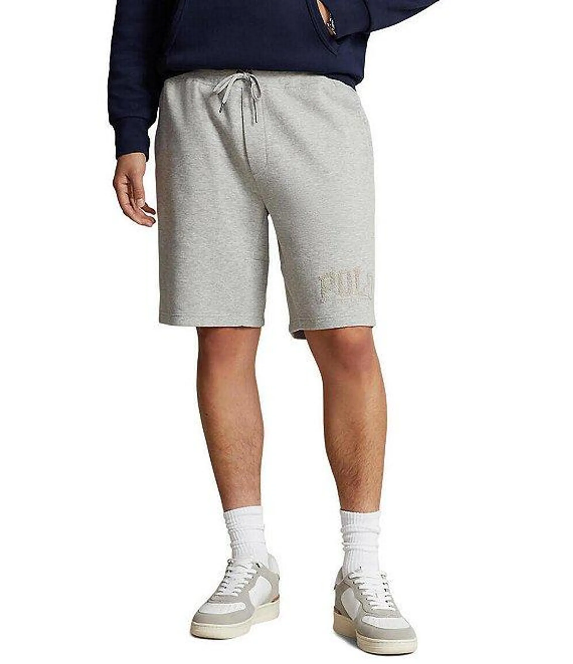 Logo Double-Knit Mesh 9" Inseam Shorts