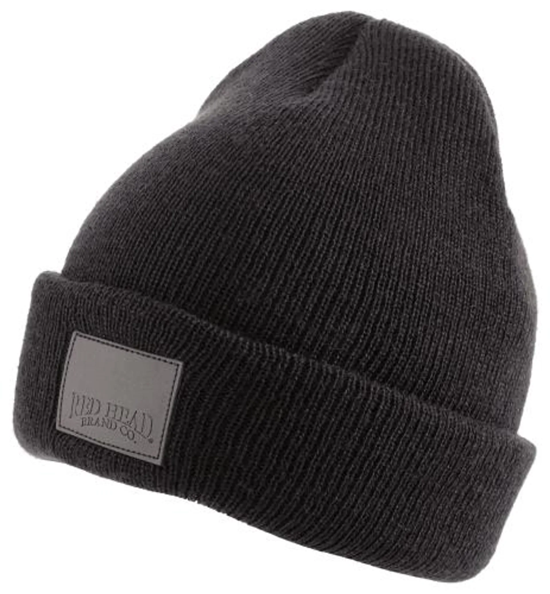 RedHead Woodsmen Heavy Cuffed Beanie for Men - Black