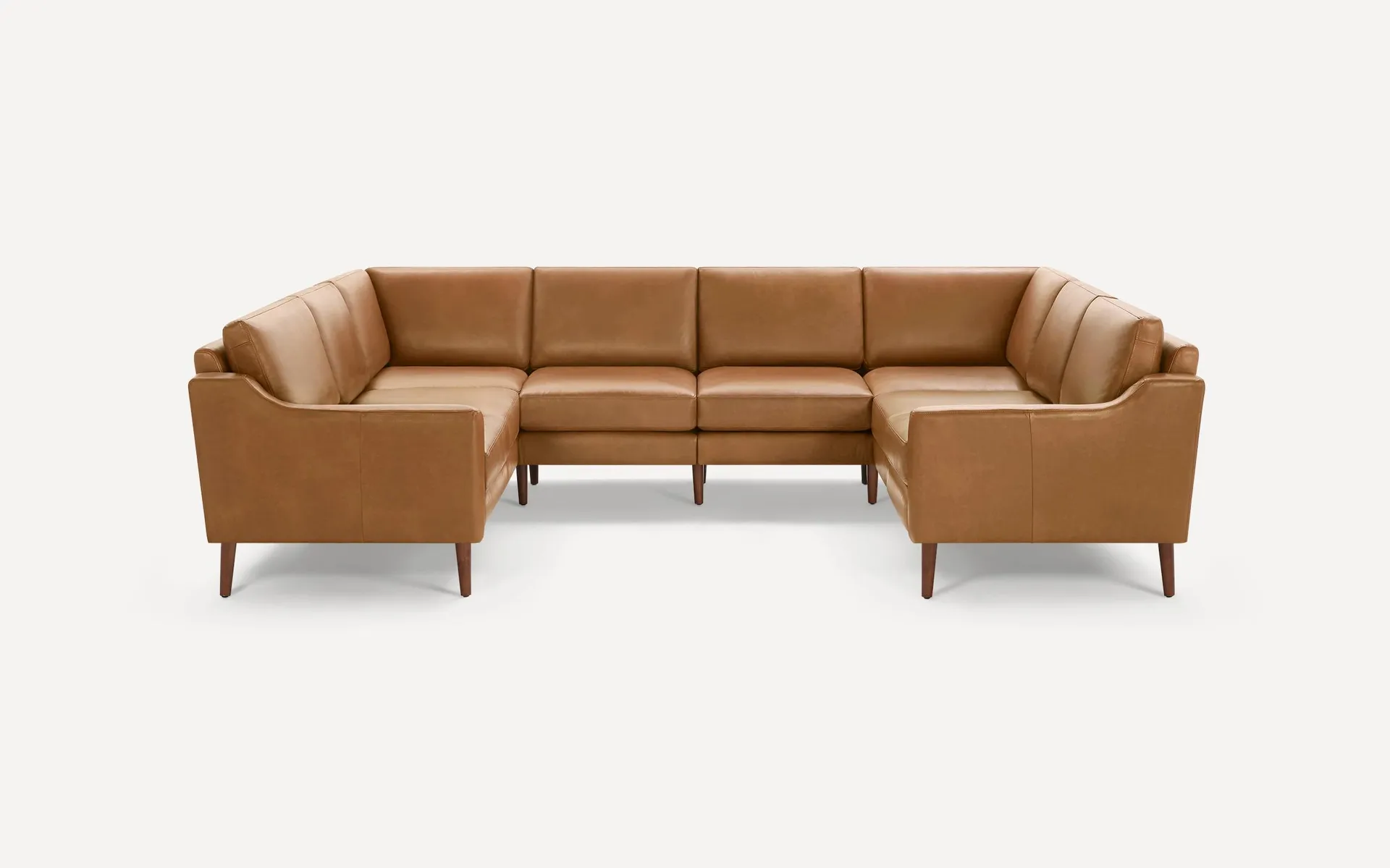 Slope Nomad Leather 8-Seat U Sectional