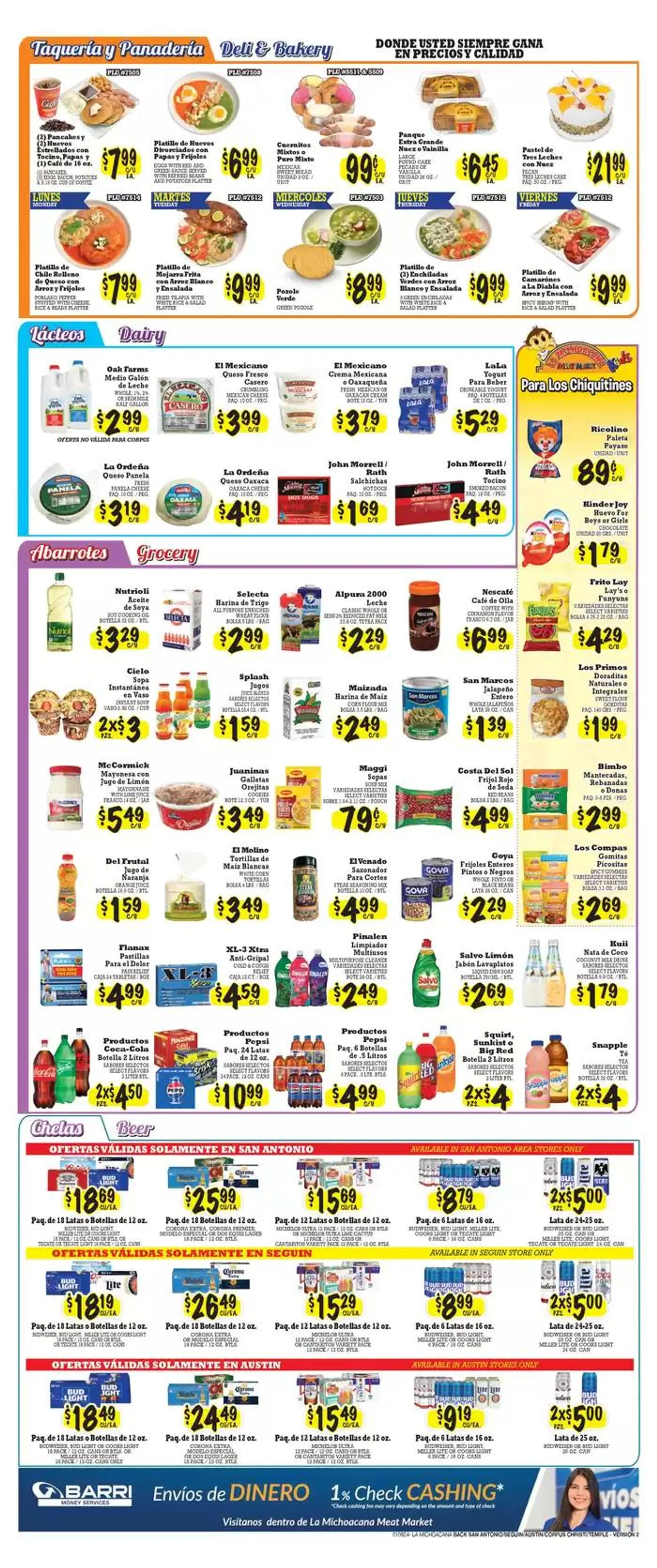 Weekly ad La Michoacana Weekly ad from January 8 to January 15 2025 - Page 2