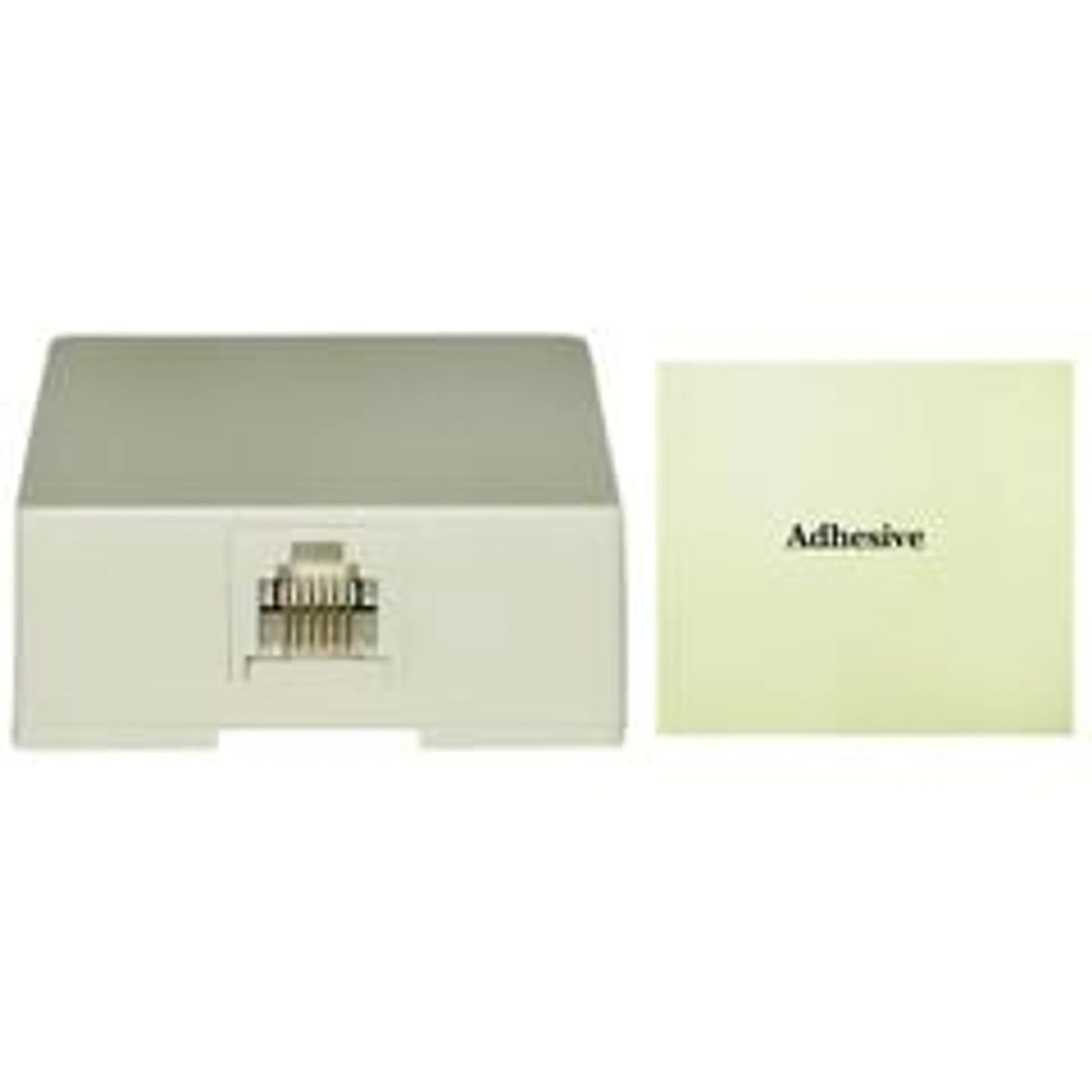 CableWholesale Phone Surface Mount Jack, Ivory, Rj11 / Rj12, Data / Voice, 6p6c (6 Pin 6 Conductor)