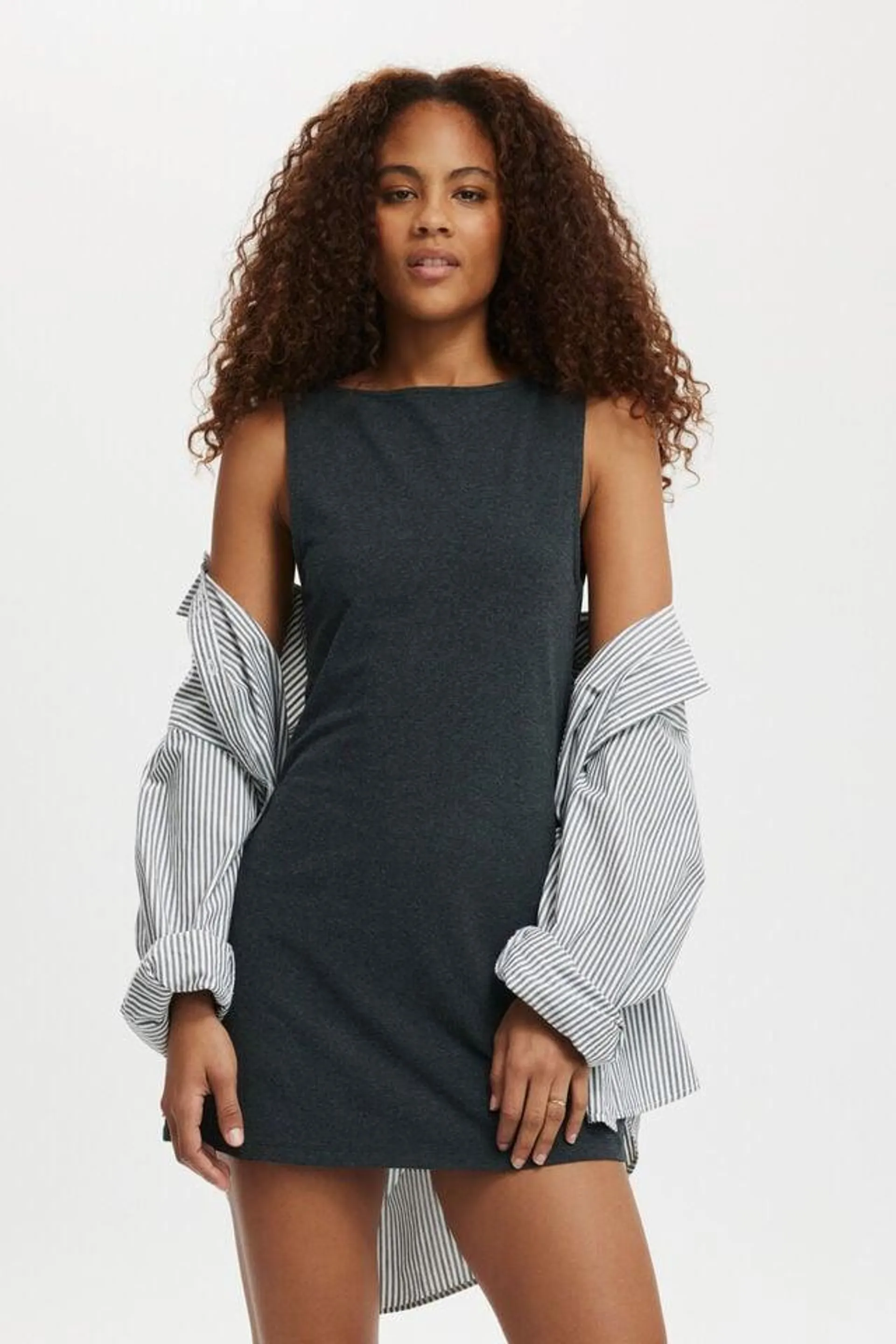 Bella Boat Neck Mini Dress