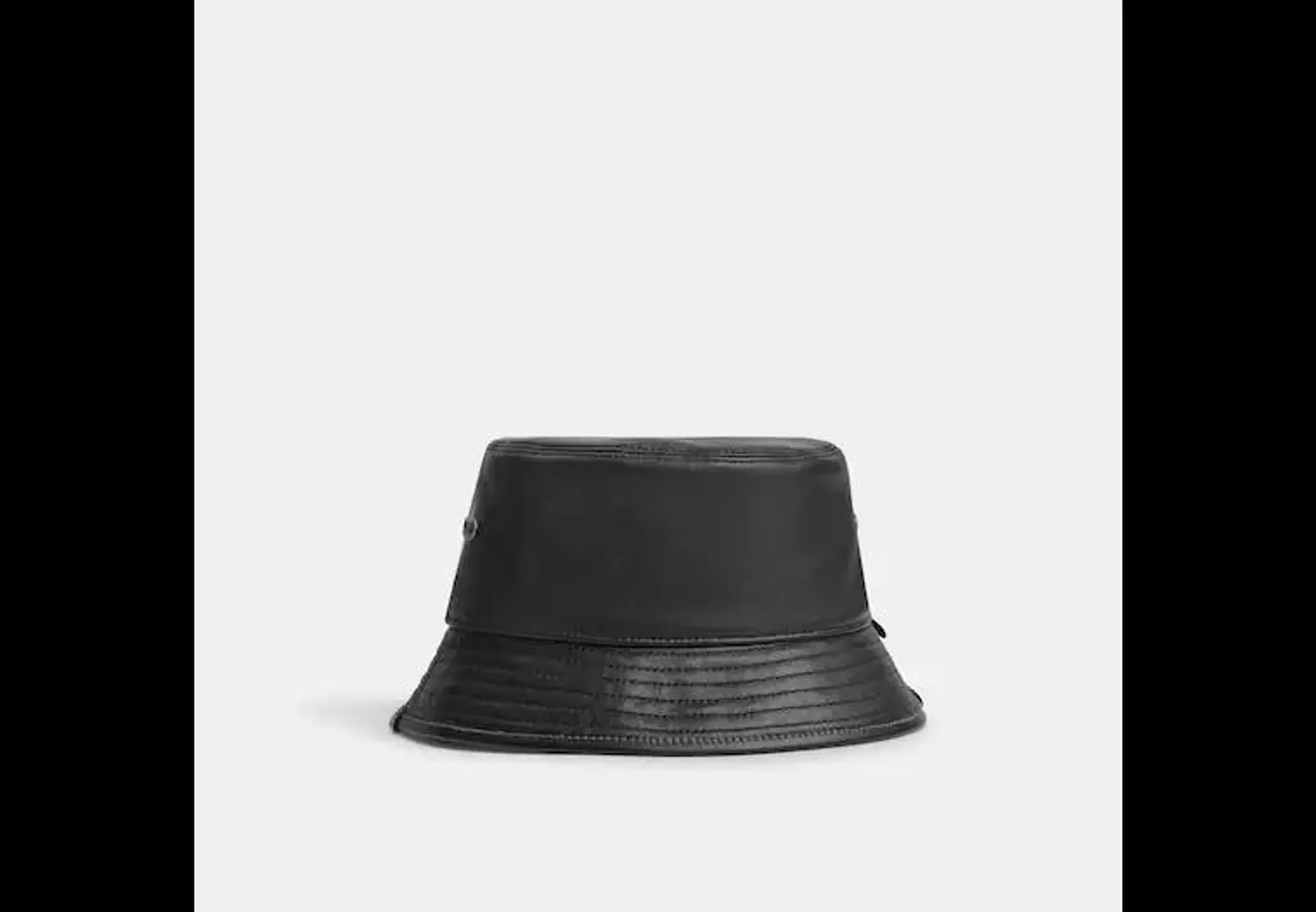 Leather Bucket Hat