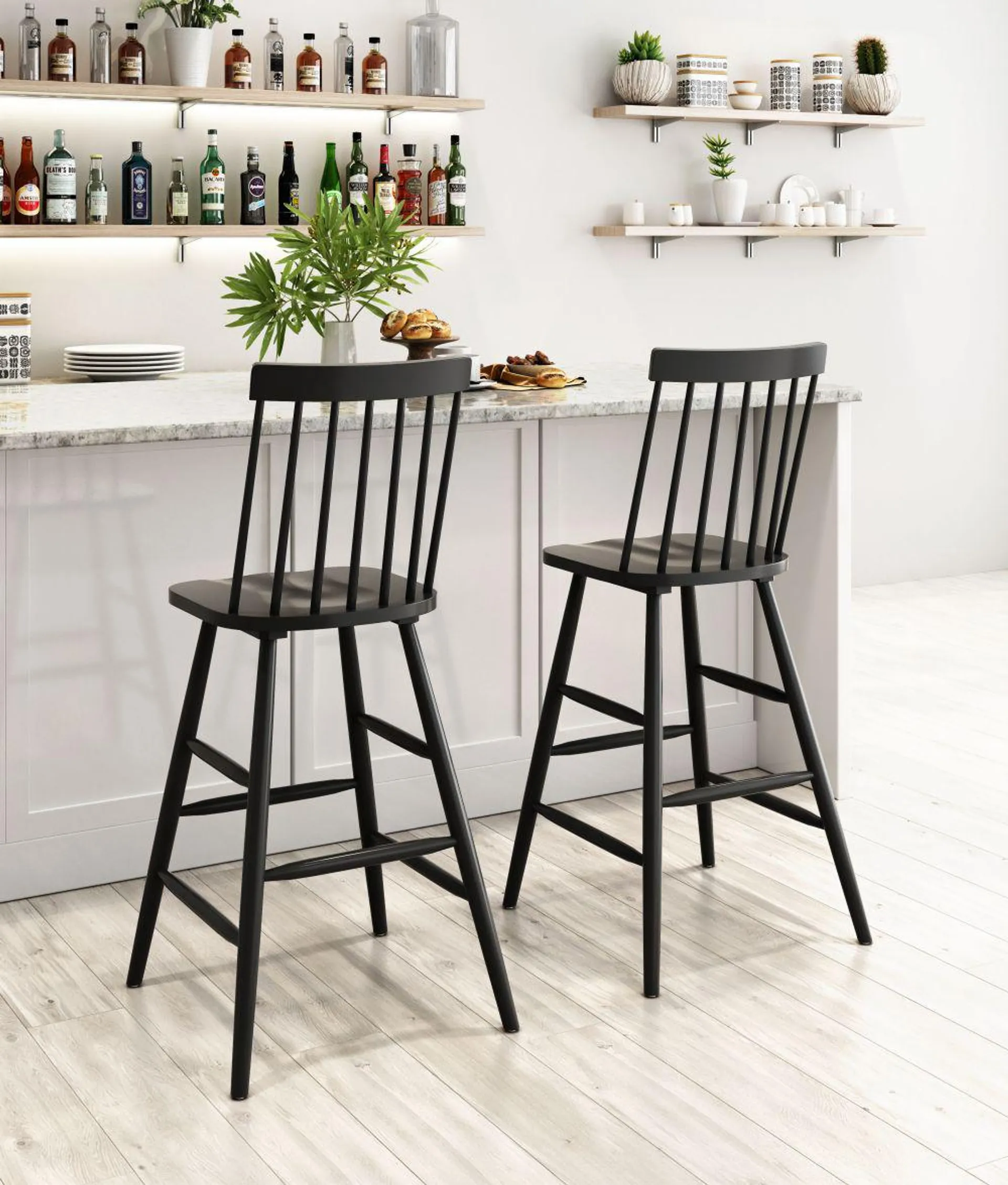 Ashley Barstool Black