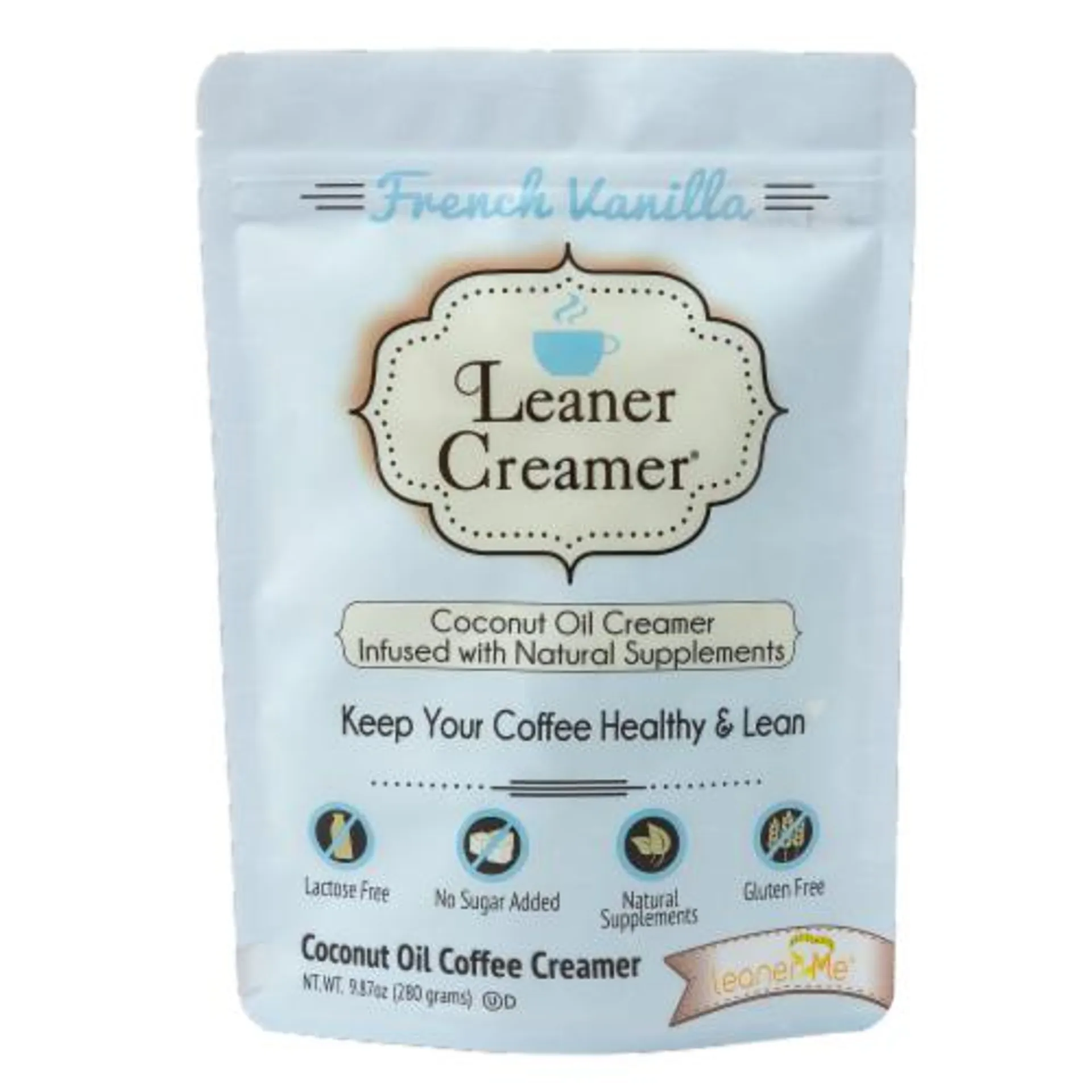 Leaner Creamer® French Vanilla Coconut Oil Coffee Creamer