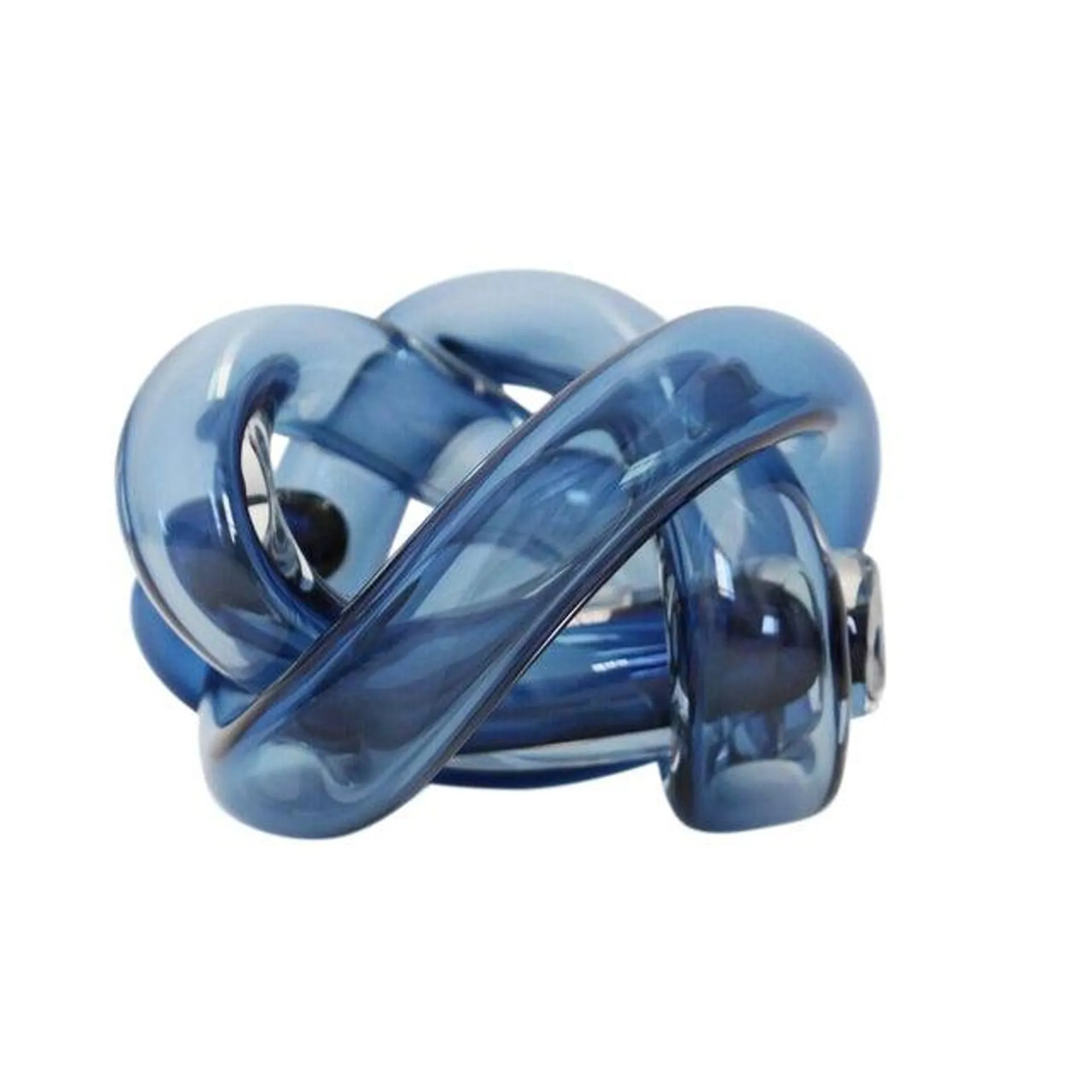 SkLO Wrap Object Glass Knot - Steel Blue