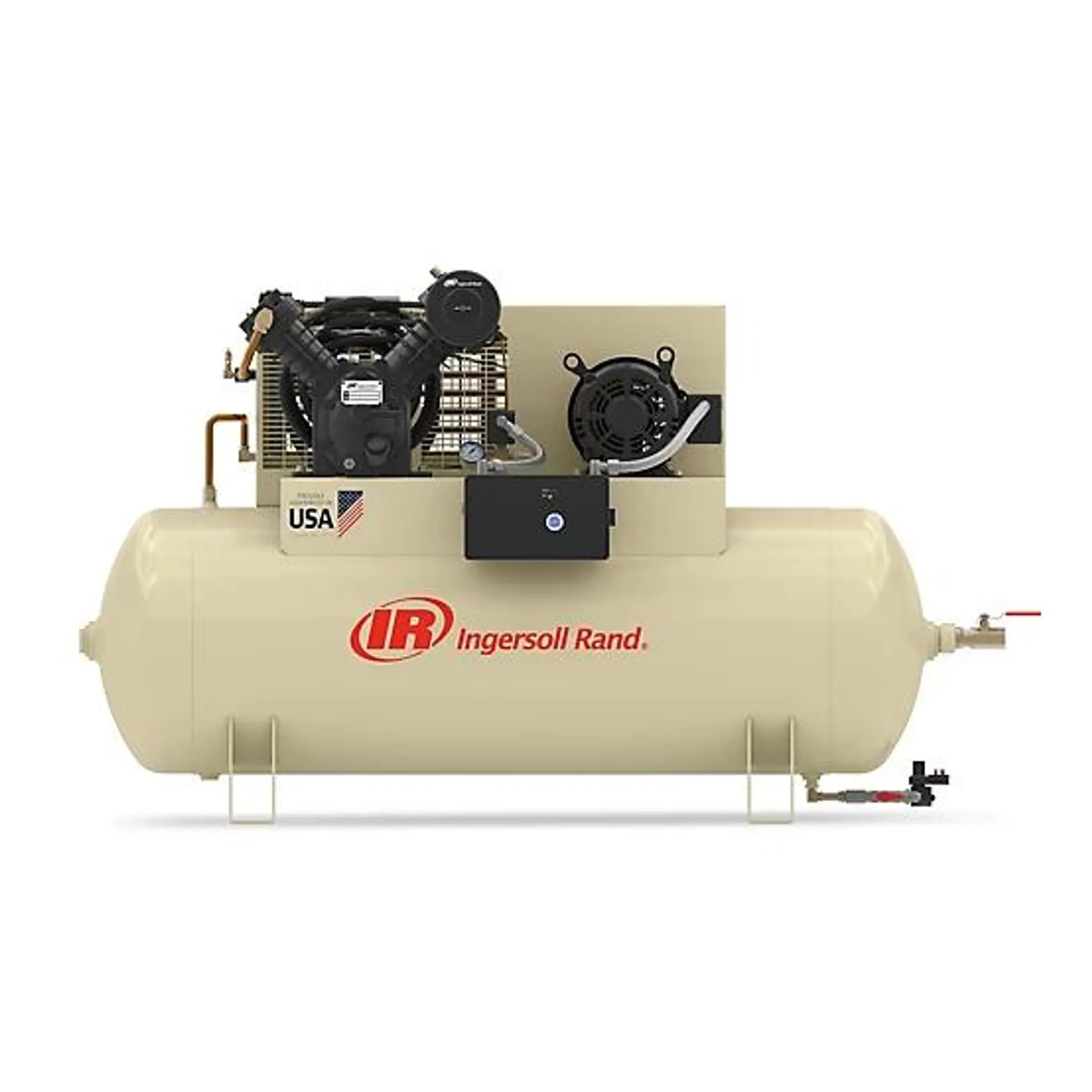 10 HP 120 gal. 2-Stage Value Plus Air Compressor, 175 PSI, 460V, 3-Phase