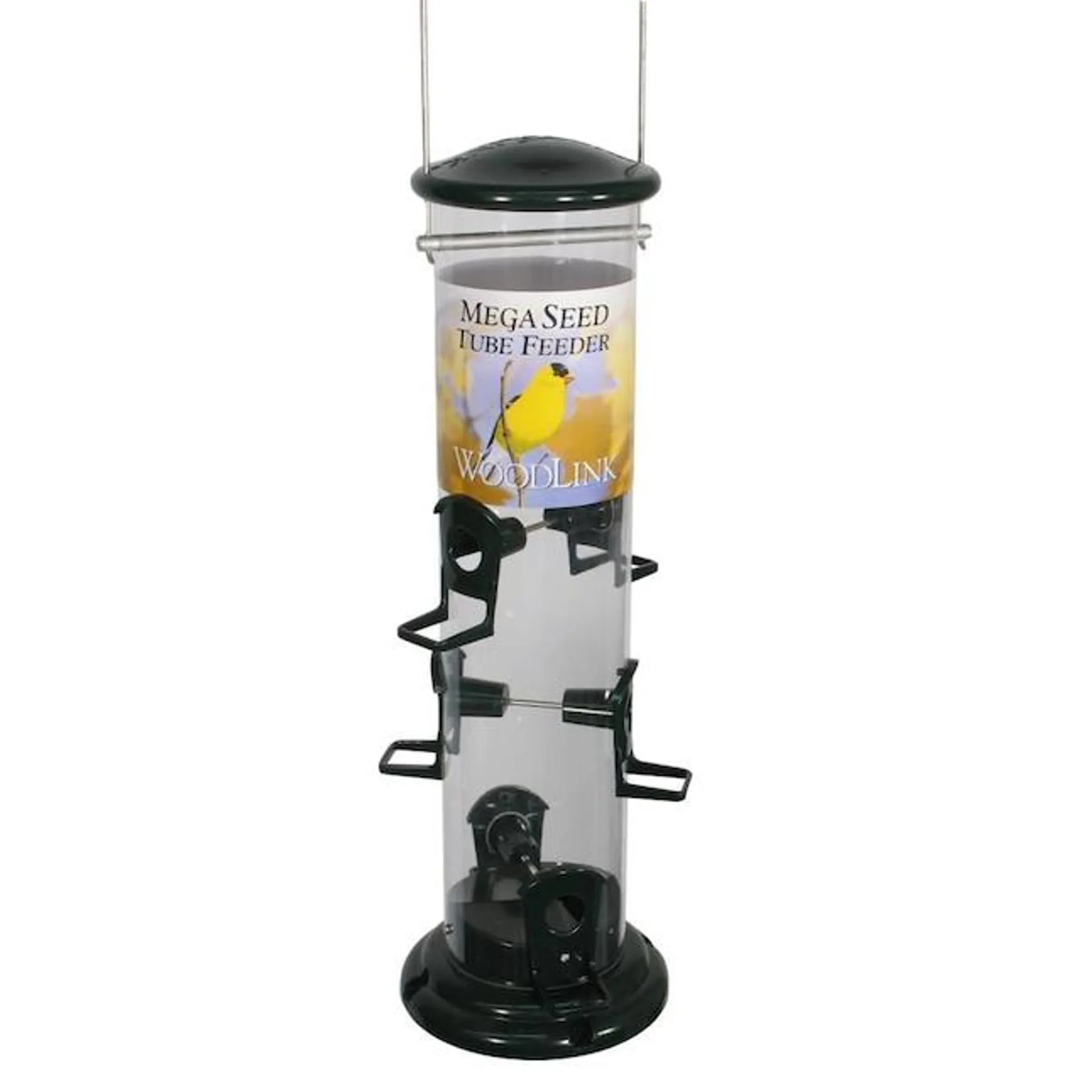 Woodlink Plastic Hanging Tube Bird Feeder- 4-lb