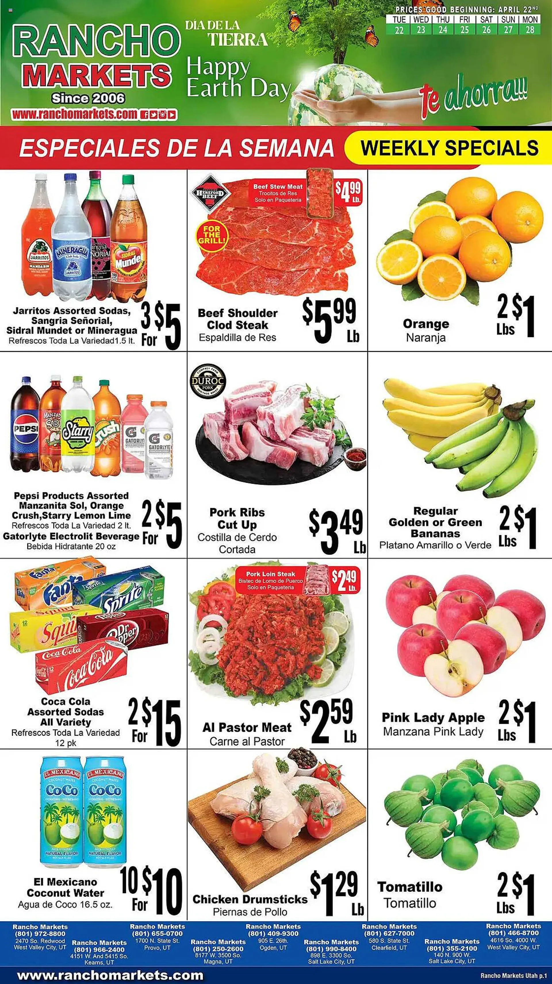 Rancho Markets Weekly Ad - 1