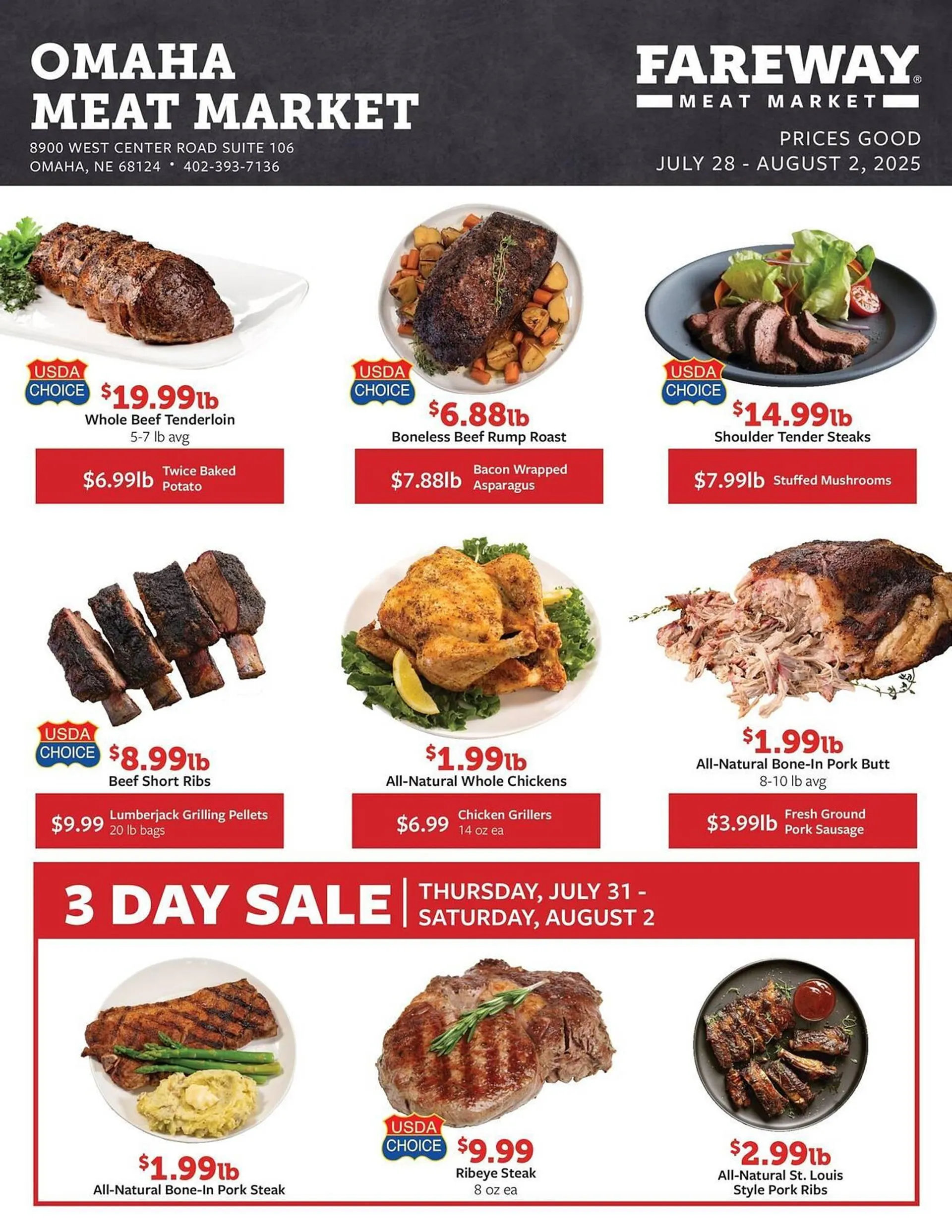 Weekly ad Fareway Weekly Ad from July 28 to August 2 2025 - Page 1