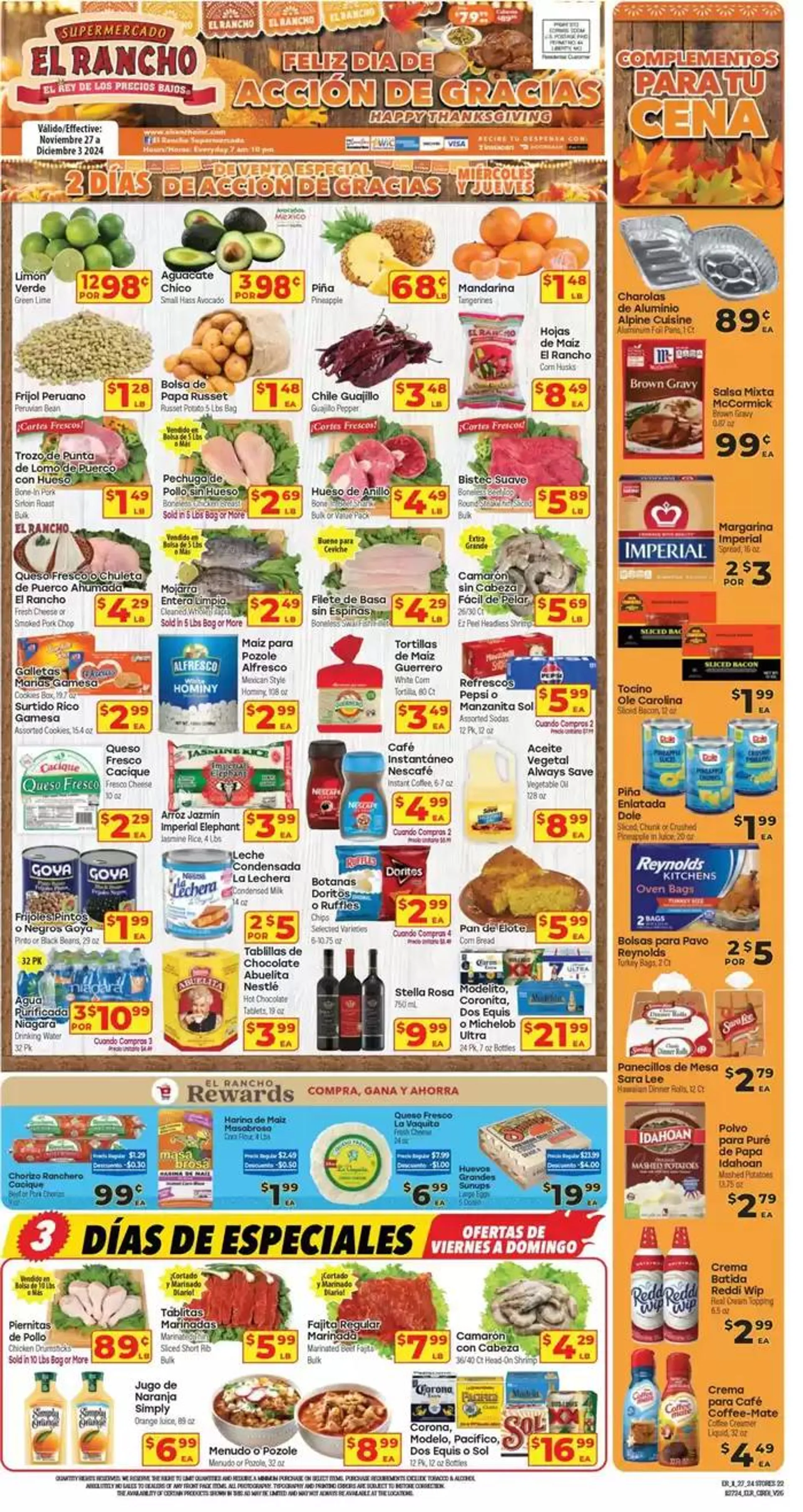 Supermercado El Rancho Weekly ad - 1