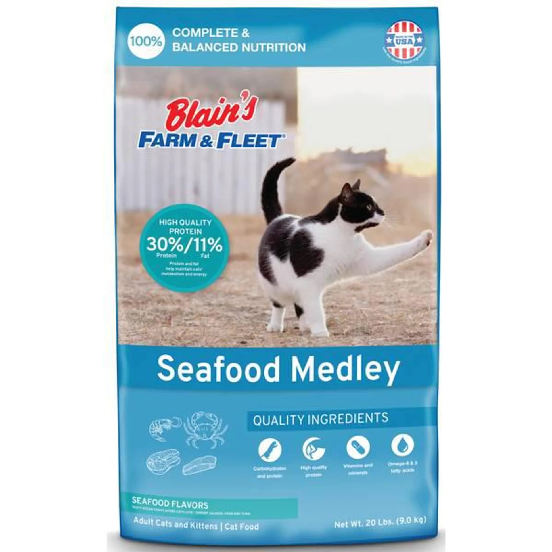 20 lb Seafood Flavor Medley Cat Food