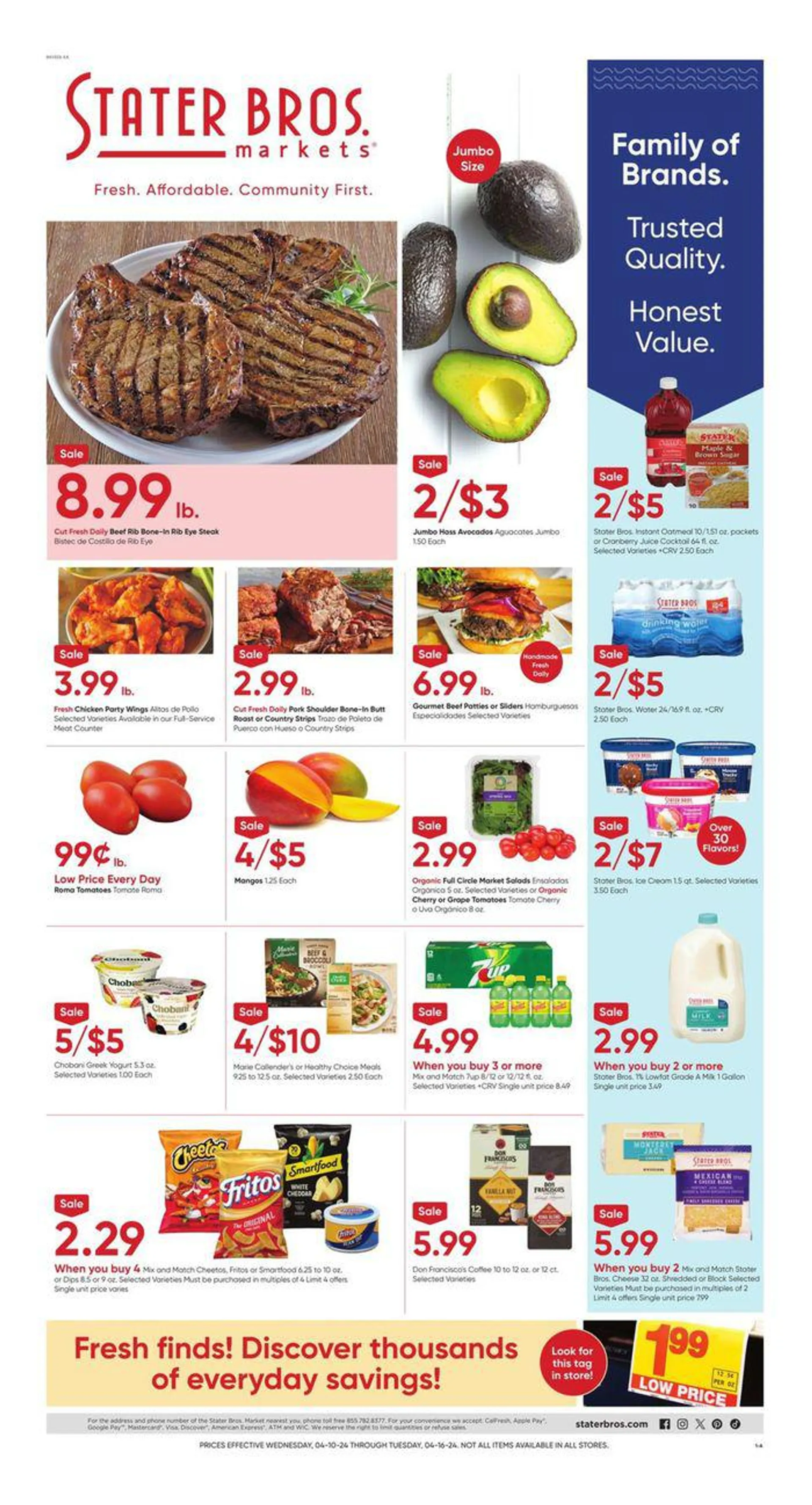 Weekly ad Fresh Food  from April 11 to April 16 2024 - Page 1