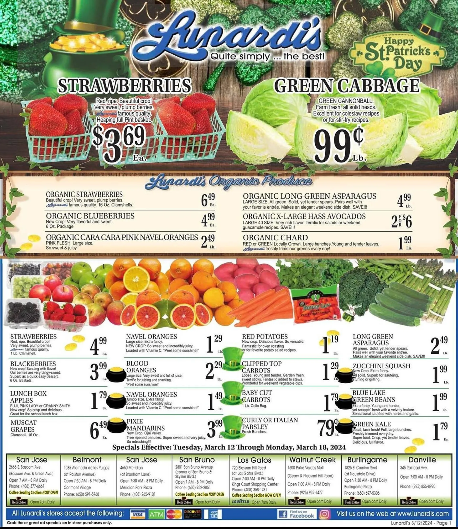 Weekly ad Lunardis Weekly Ad from March 12 to March 18 2024 - Page 