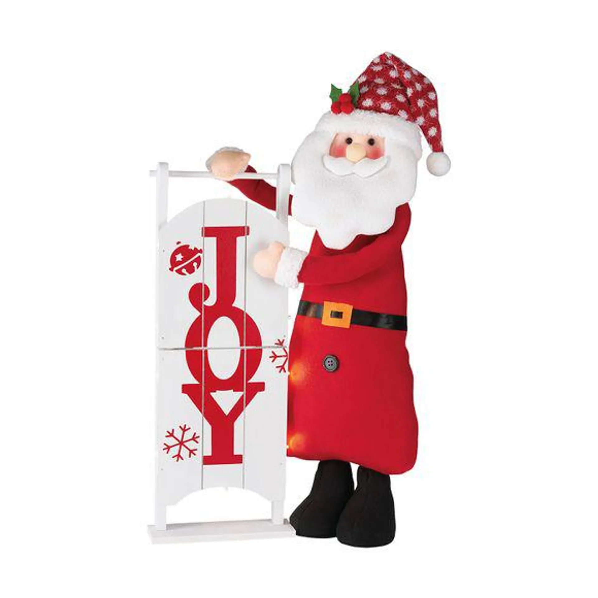 Sledding Christmas Greeter Light-Up