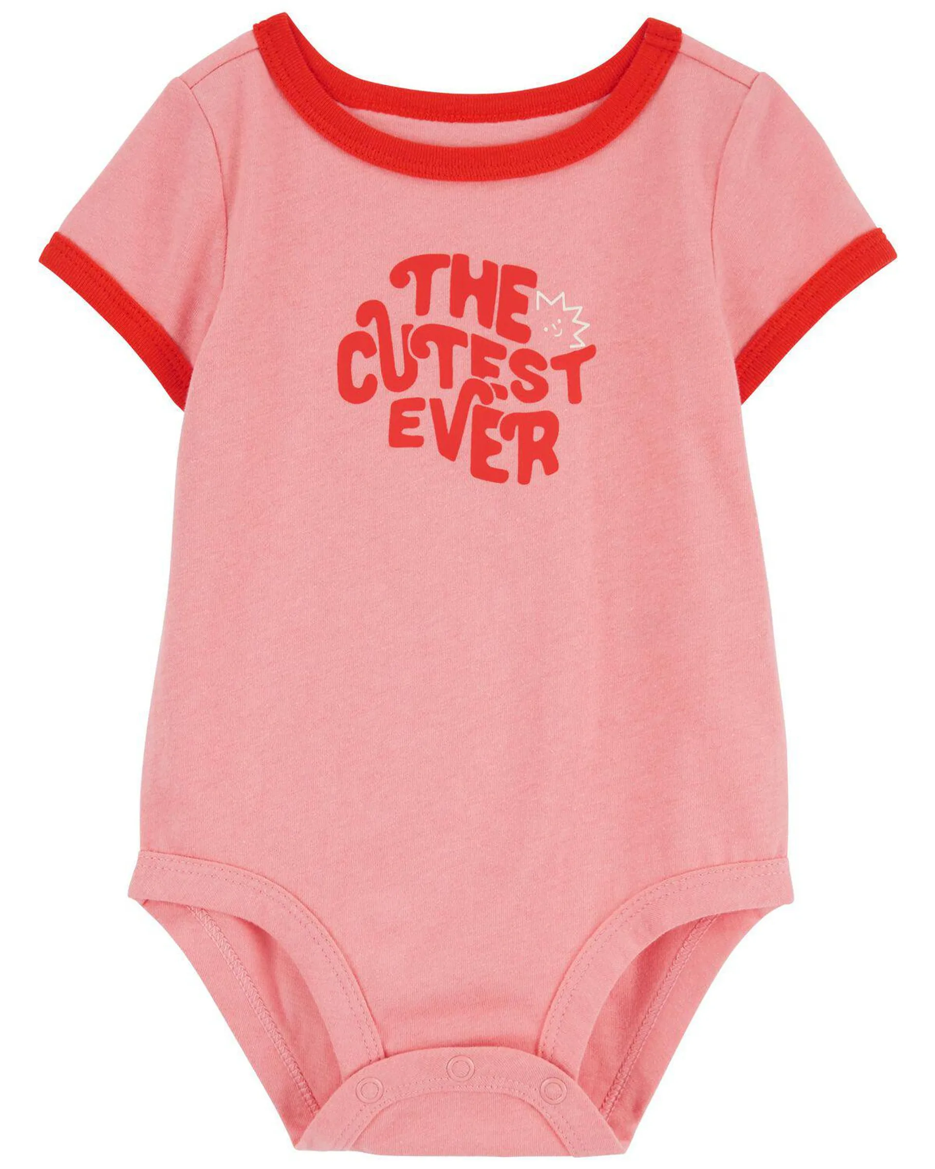Baby The Cutest Ever Cotton Bodysuit
