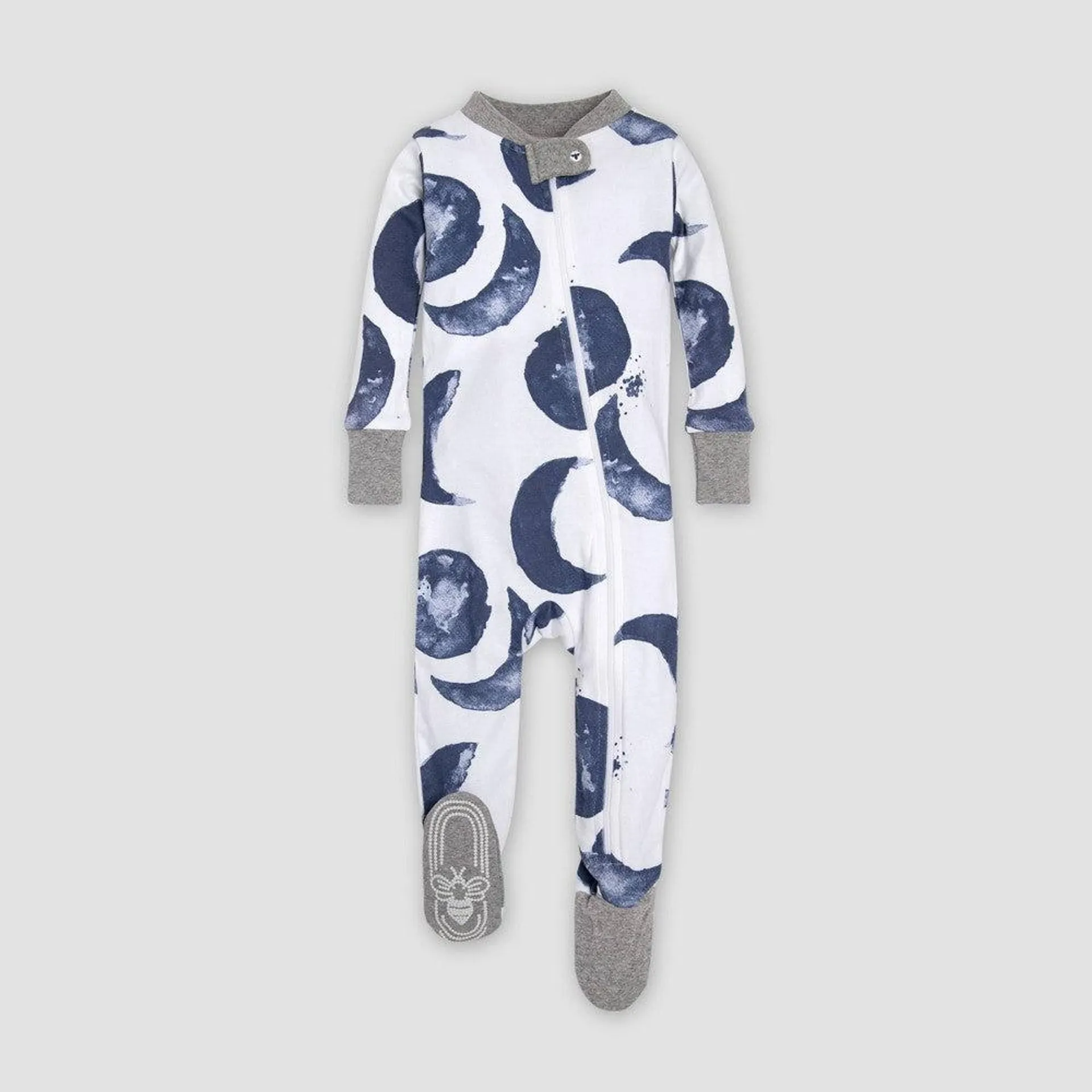 Burt's Bees Baby Boys Pajamas, Indigo Hello Moon