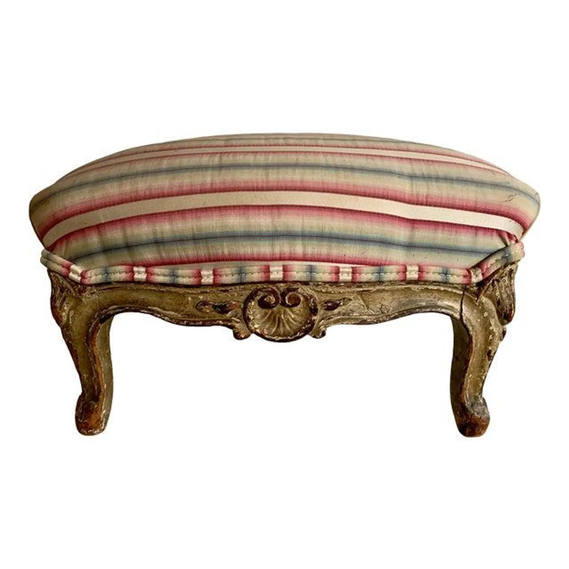 Mid 18th Century French Louis XV Style Footstool