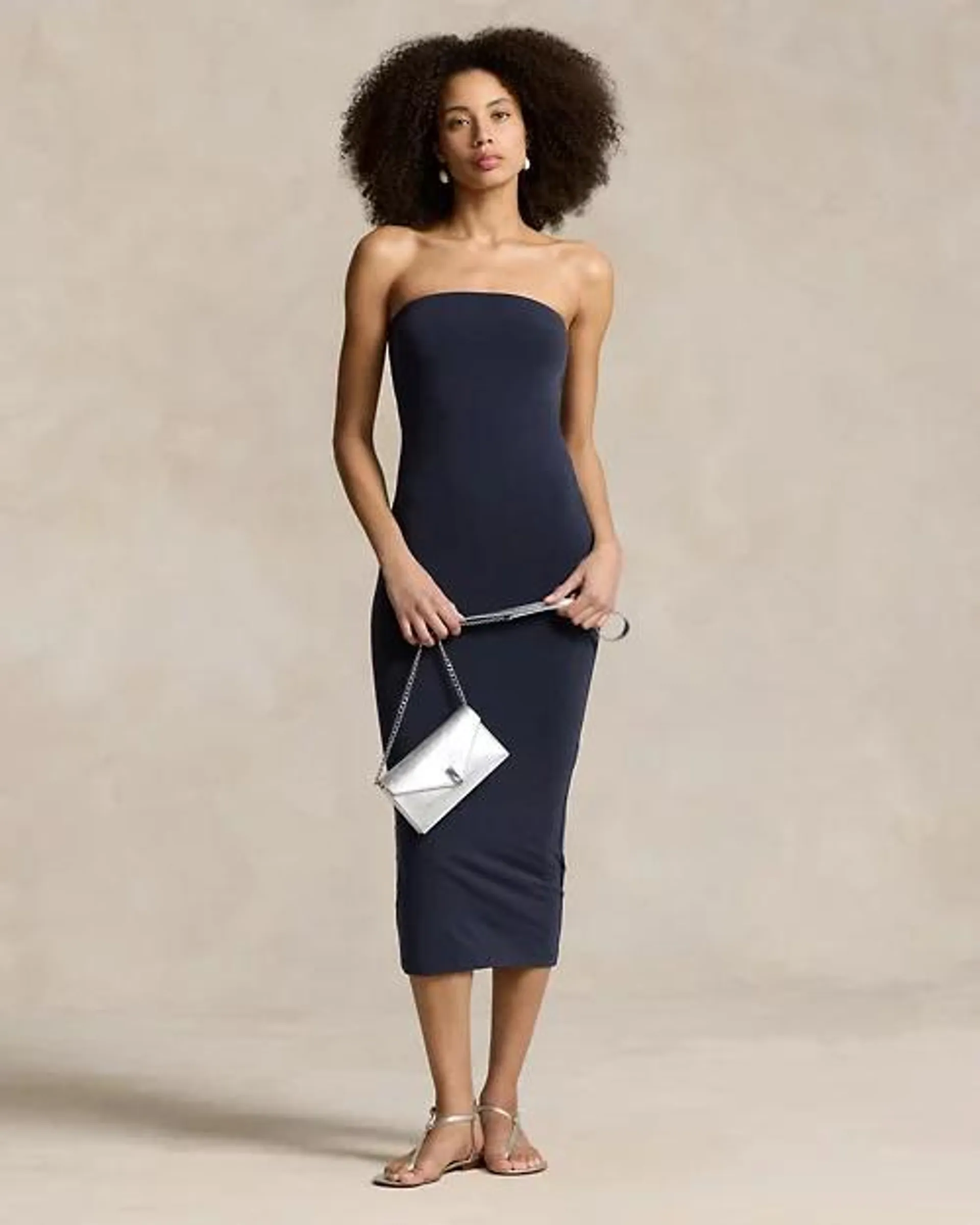 Strapless Jersey Dress