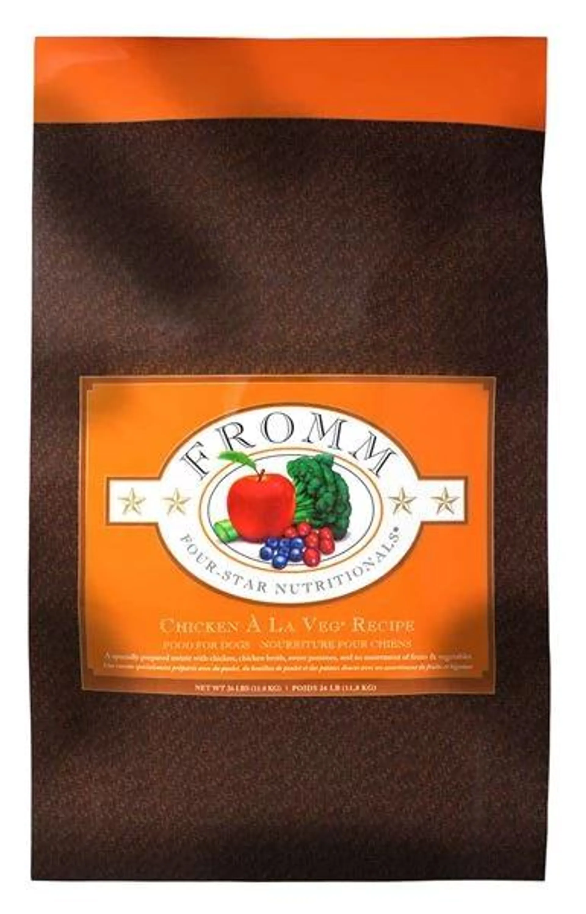 Fromm Four-Star Chicken À La Veg® Recipe Dry Dog Food, 26 Pounds