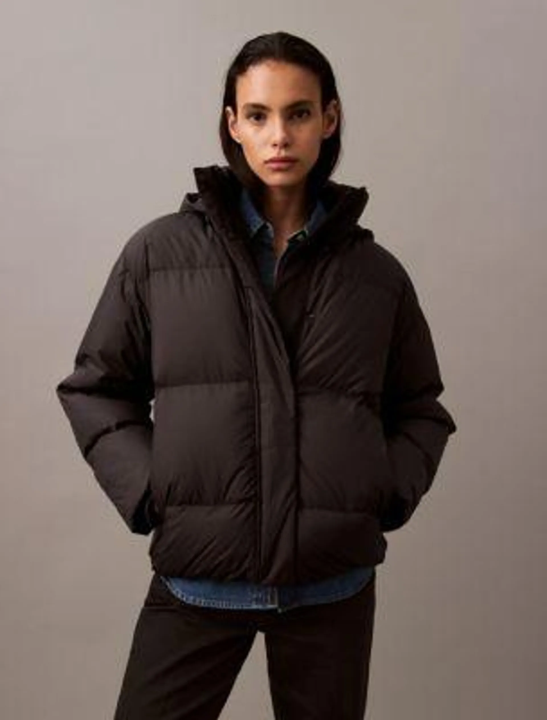 Down Hooded Puffer Jacket