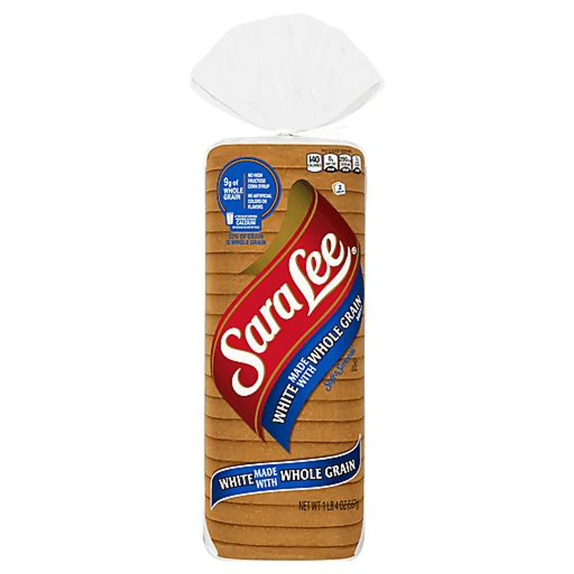 Sara Lee Bread, Whole Grain, White 20 oz