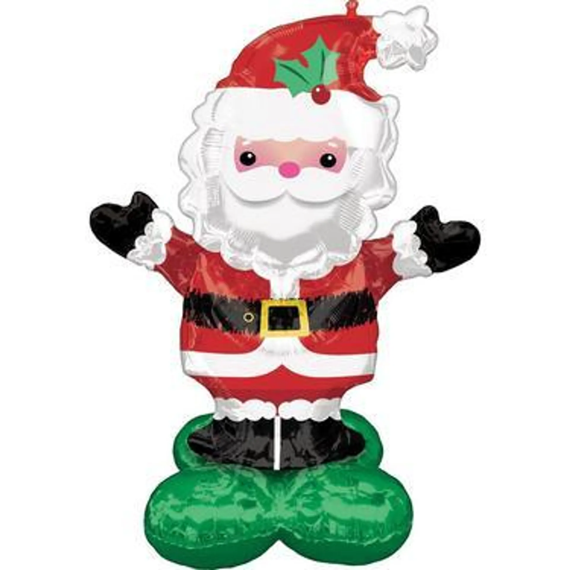 AirLoonz Santa Claus Christmas Foil Balloon, 4.41ft