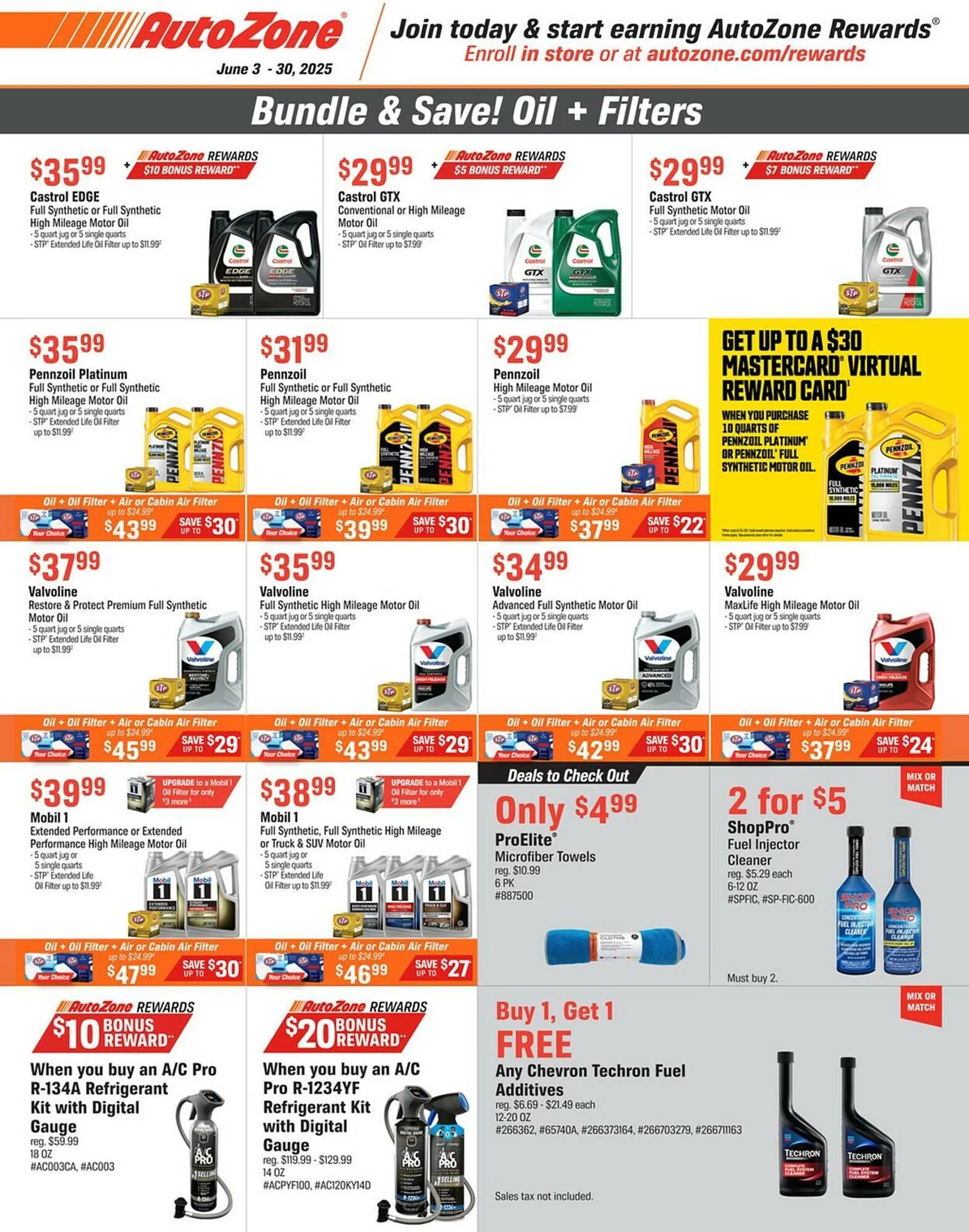 Weekly ad AutoZone Weekly Ad from June 3 to June 30 2025 - Page 1