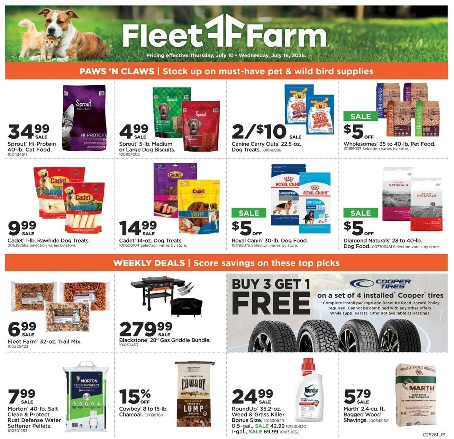 Weekly ad Mills Fleet Farm from July 10 to July 16 2025 - Page 1