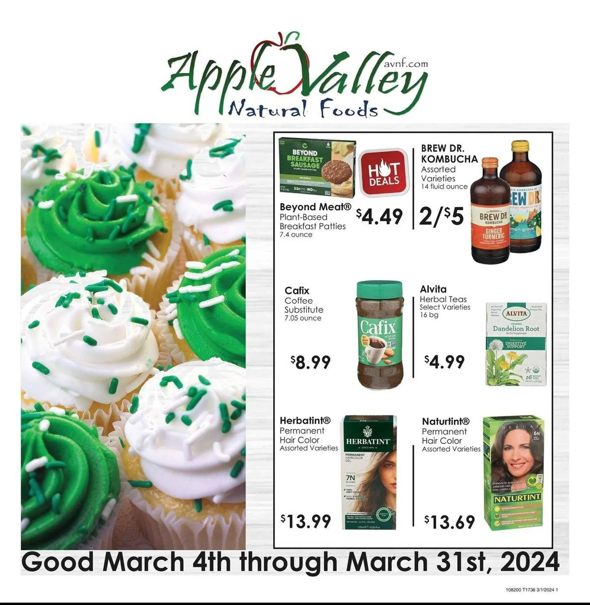Weekly ad Apple Valley Natural Foods Weekly Ad from March 1 to March 31 2024 - Page 
