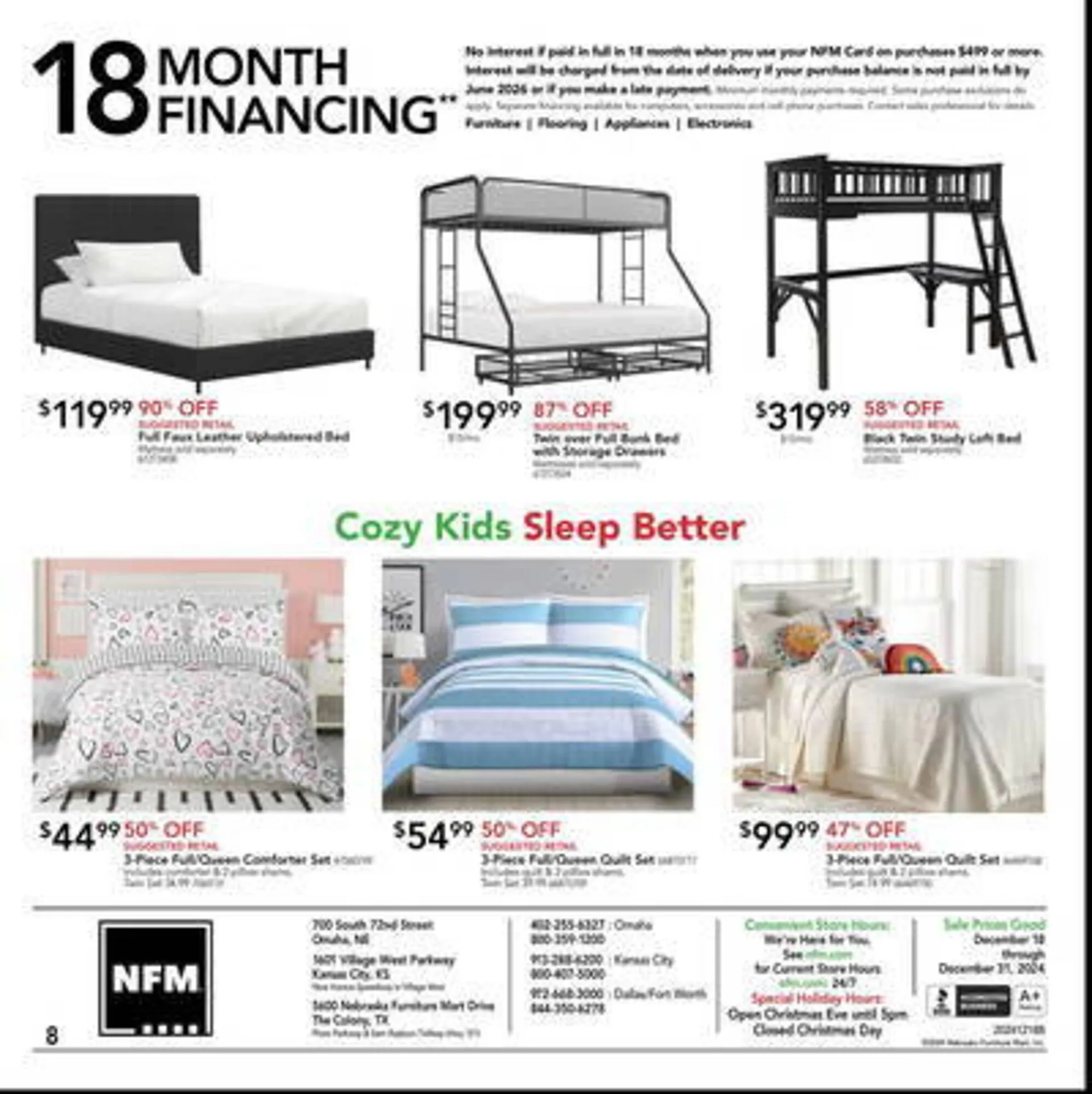 Weekly ad Nebraska Furniture Mart Weekly Ad from December 18 to December 31 2024 - Page 8