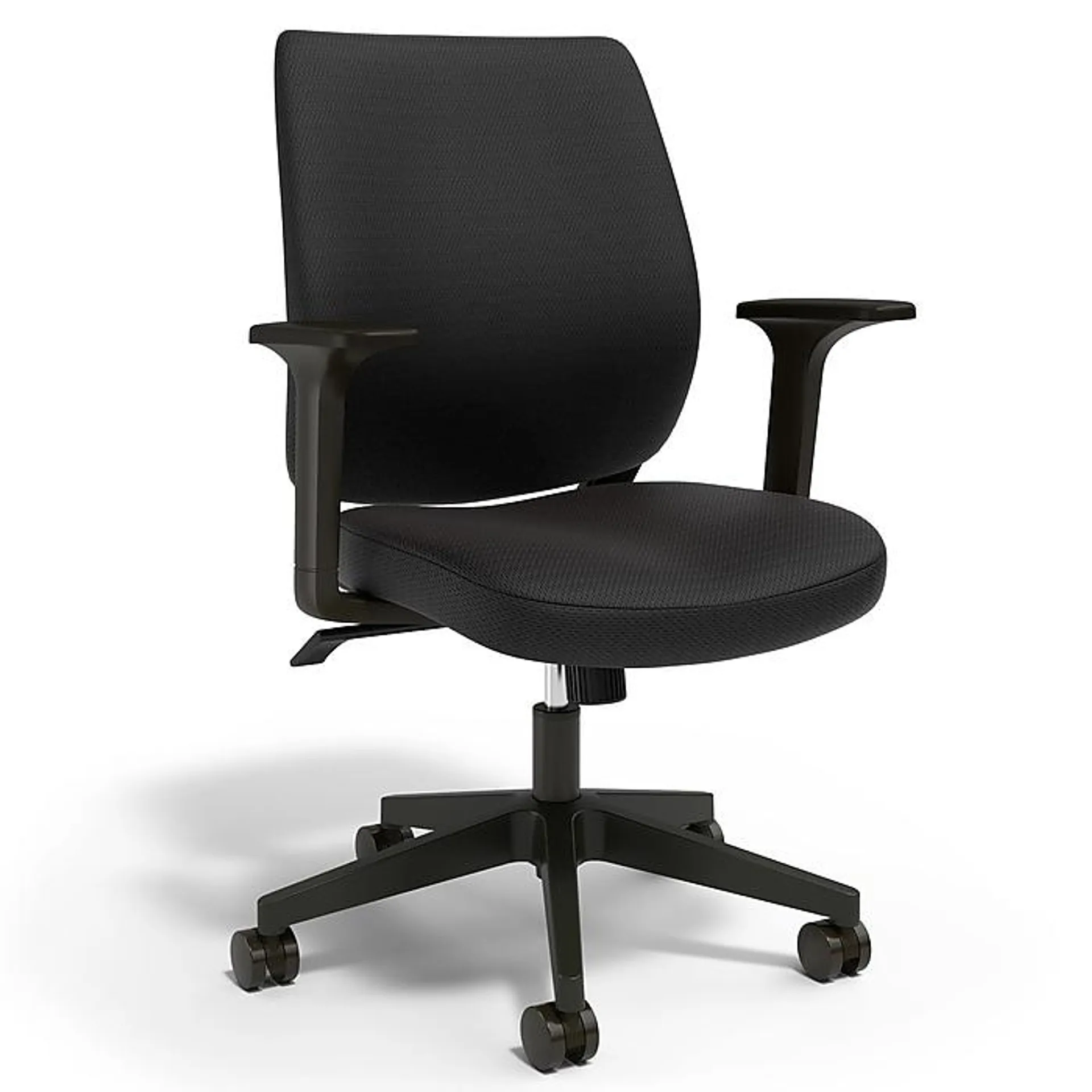 Staples® Essentials Ergonomic Fabric Swivel Task Chair,