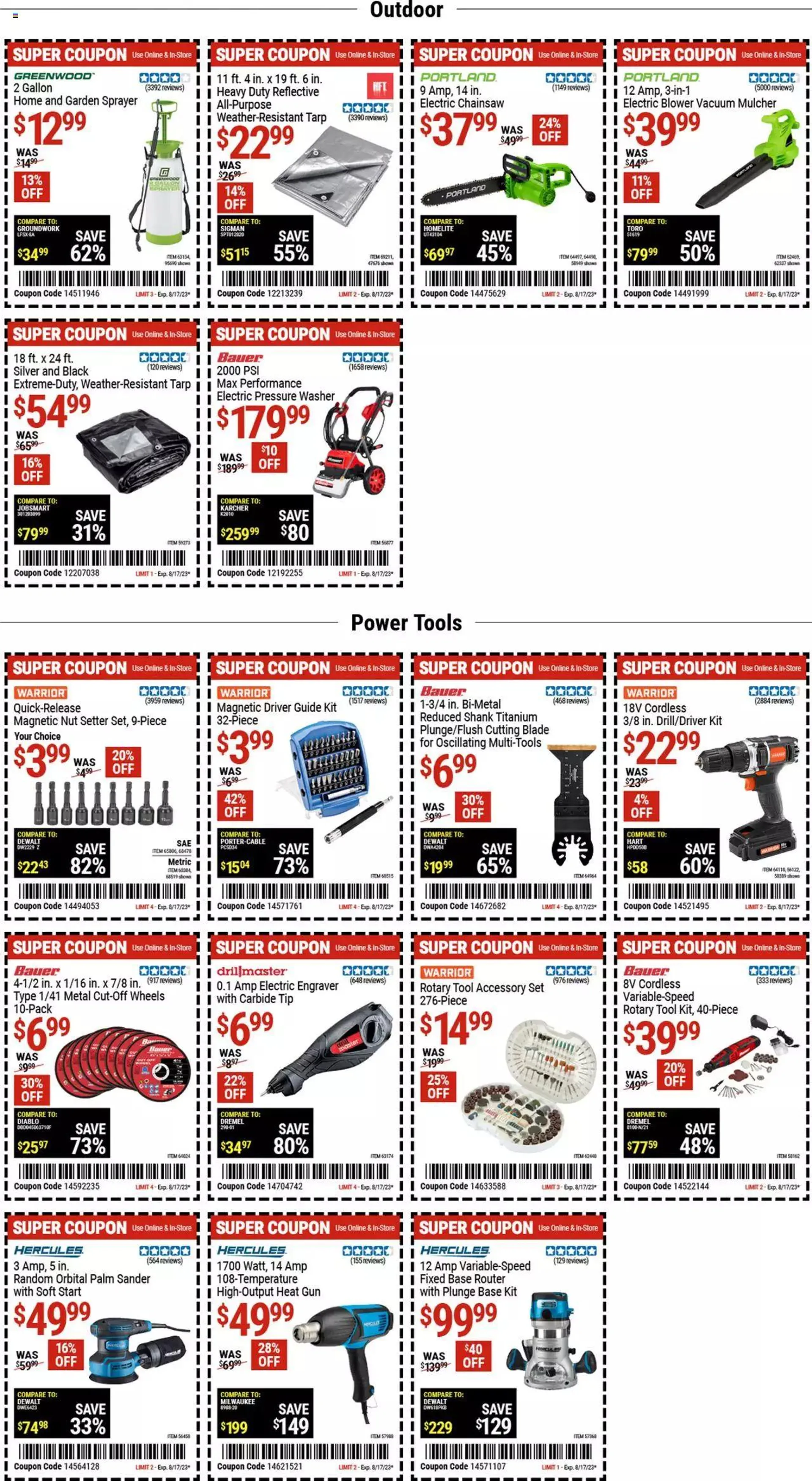 Harbor Freight Sales Ad - 3