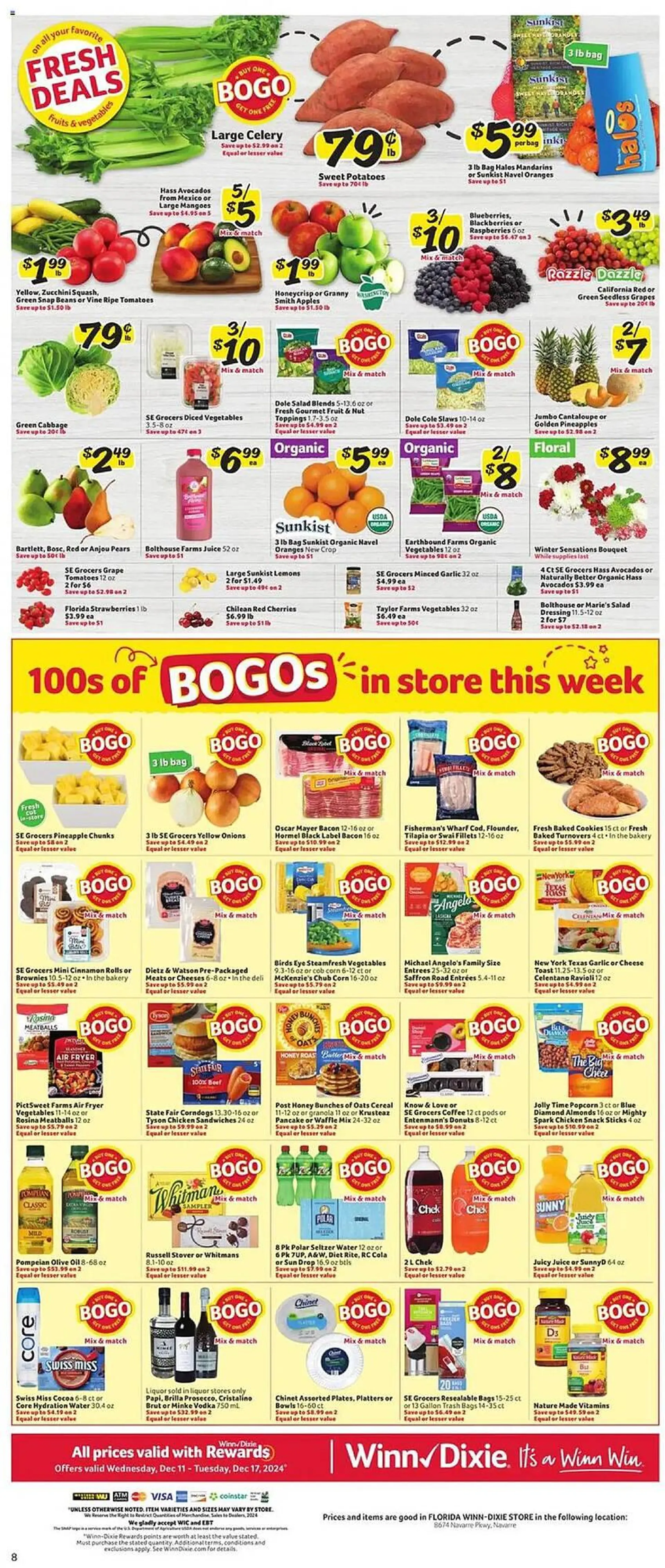 Weekly ad Winn Dixie Weekly Ad from December 11 to December 17 2024 - Page 12