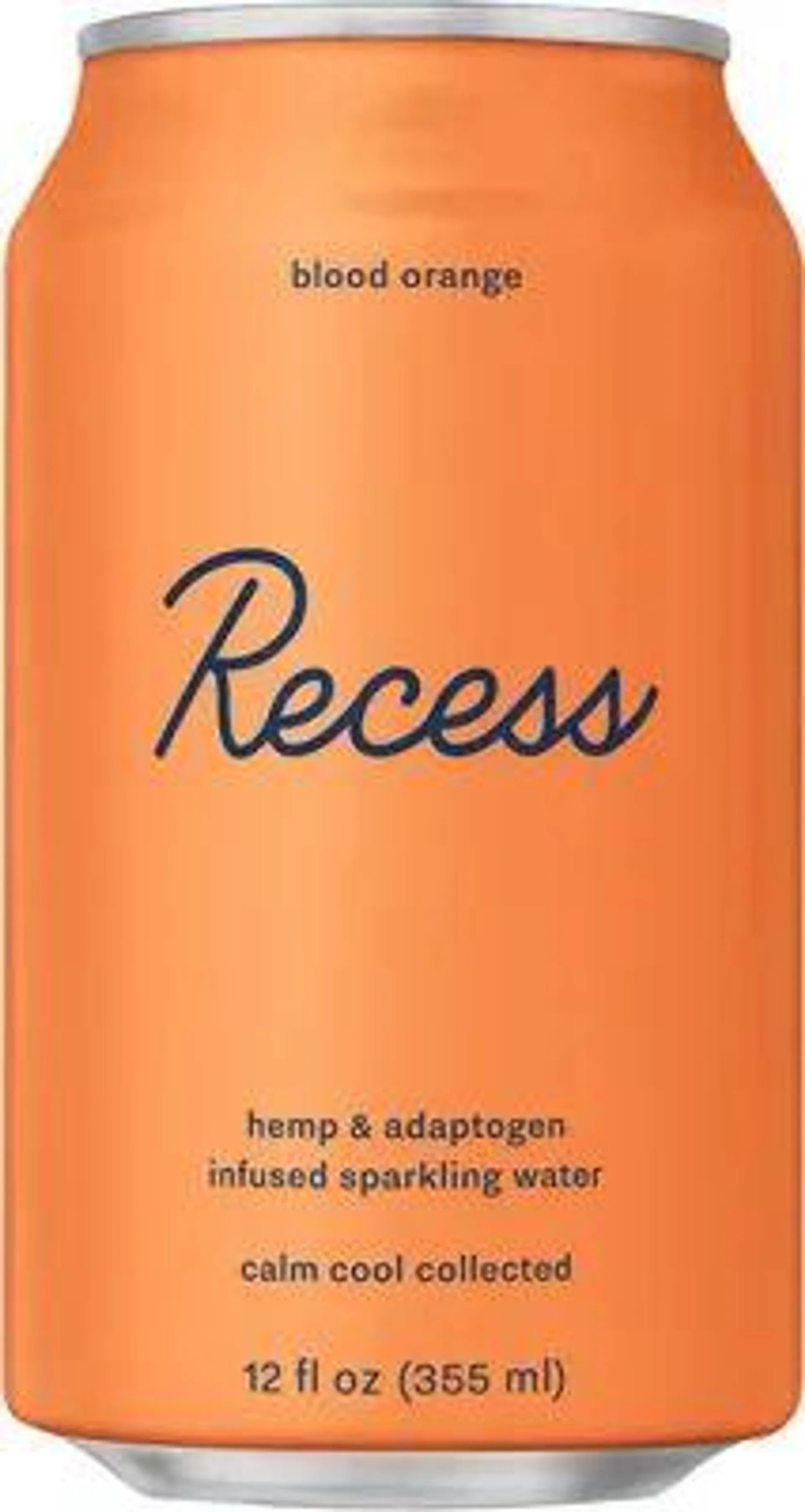 Recess Blood Orange Sparkling Water Infused with Hemp