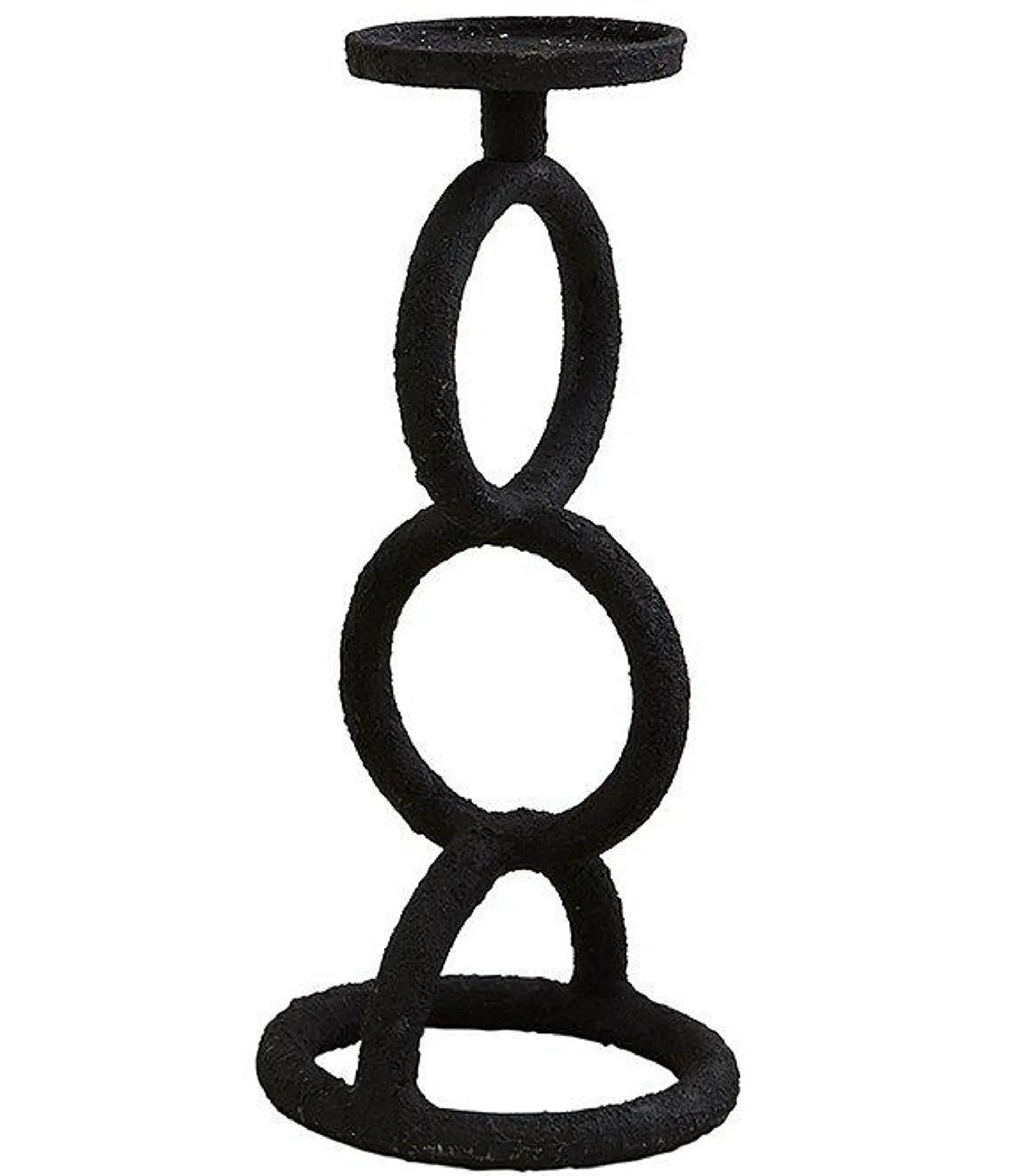 Black Chain Link Candlestick Holders