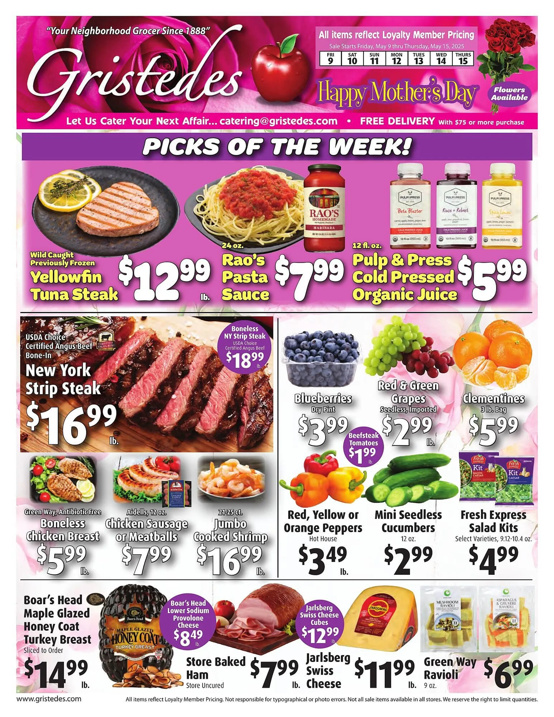 Gristedes Weekly Ad - 1
