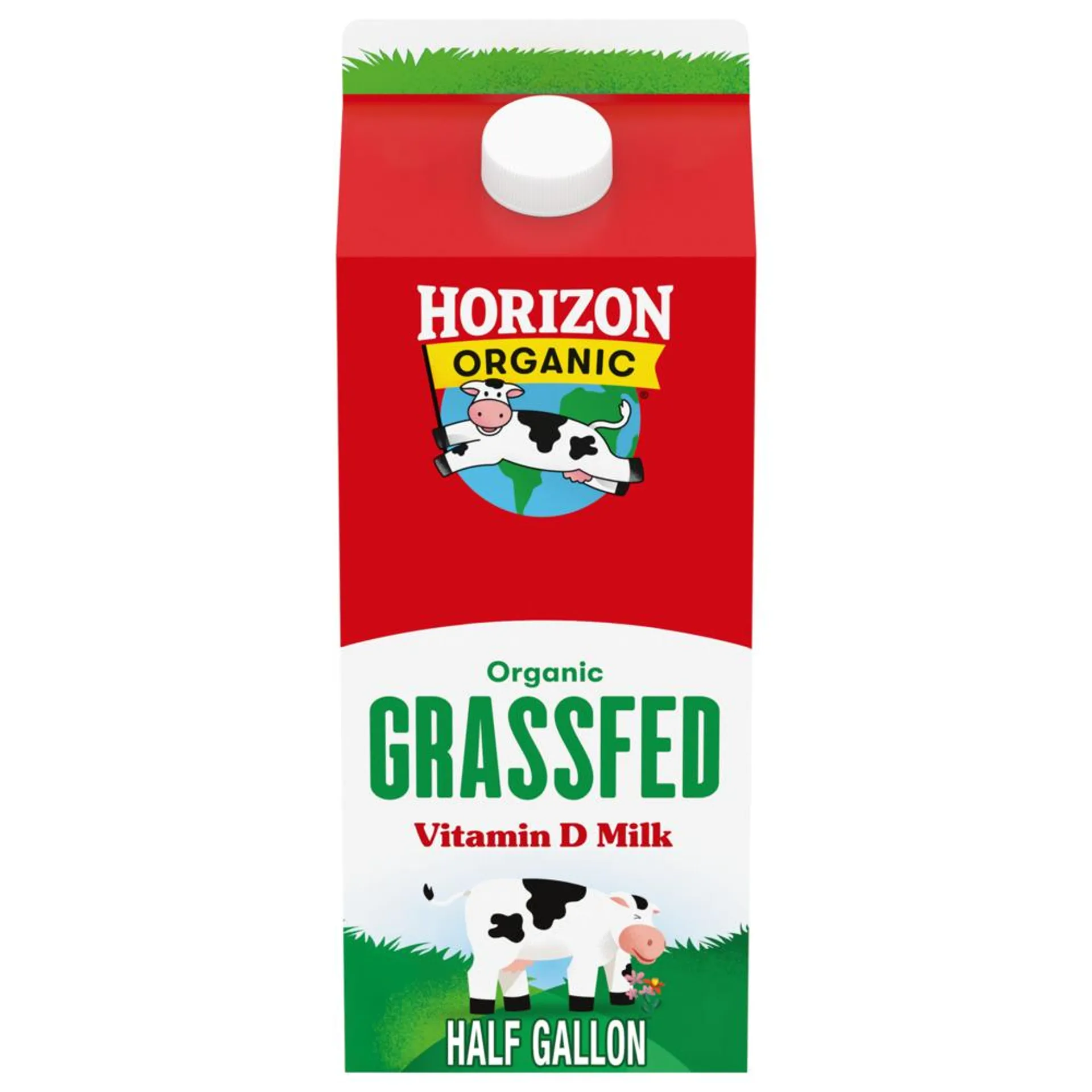 Horizon Organic Milk, Grassfed, Vitamin D