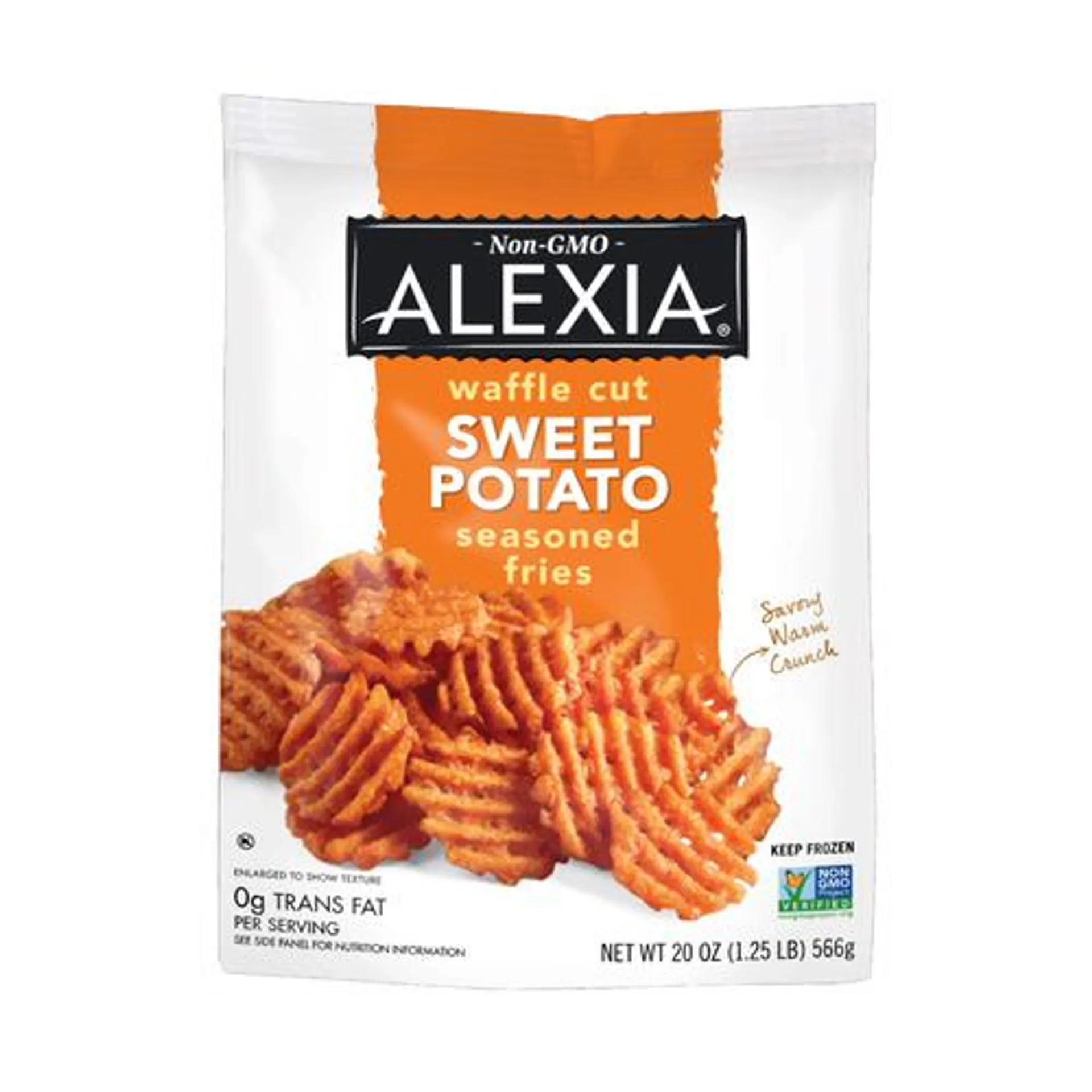 Alexia® frozen waffle cut sweet potato seasoned fries