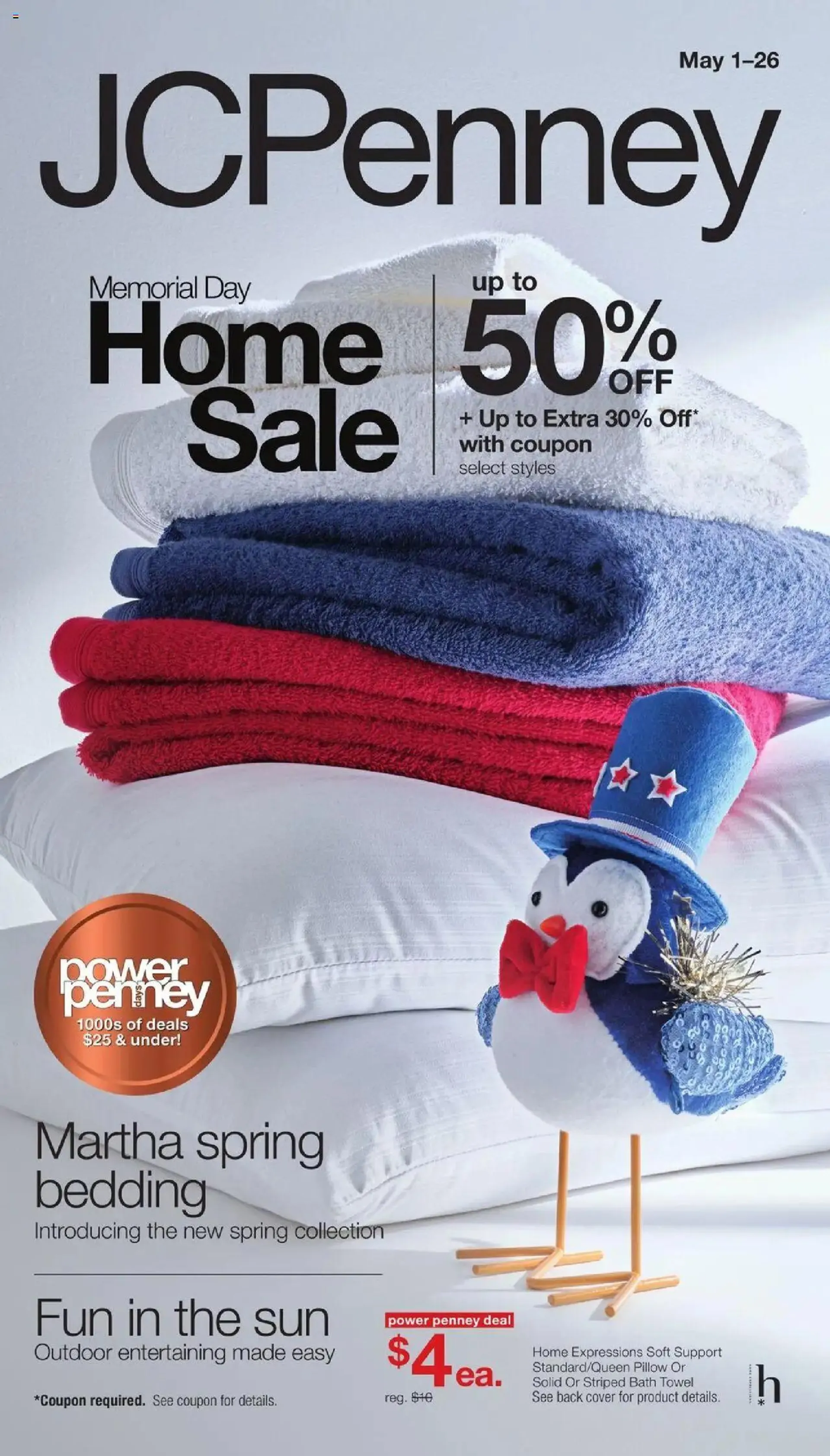 JCPenney Memorial Day Home Sale - 1