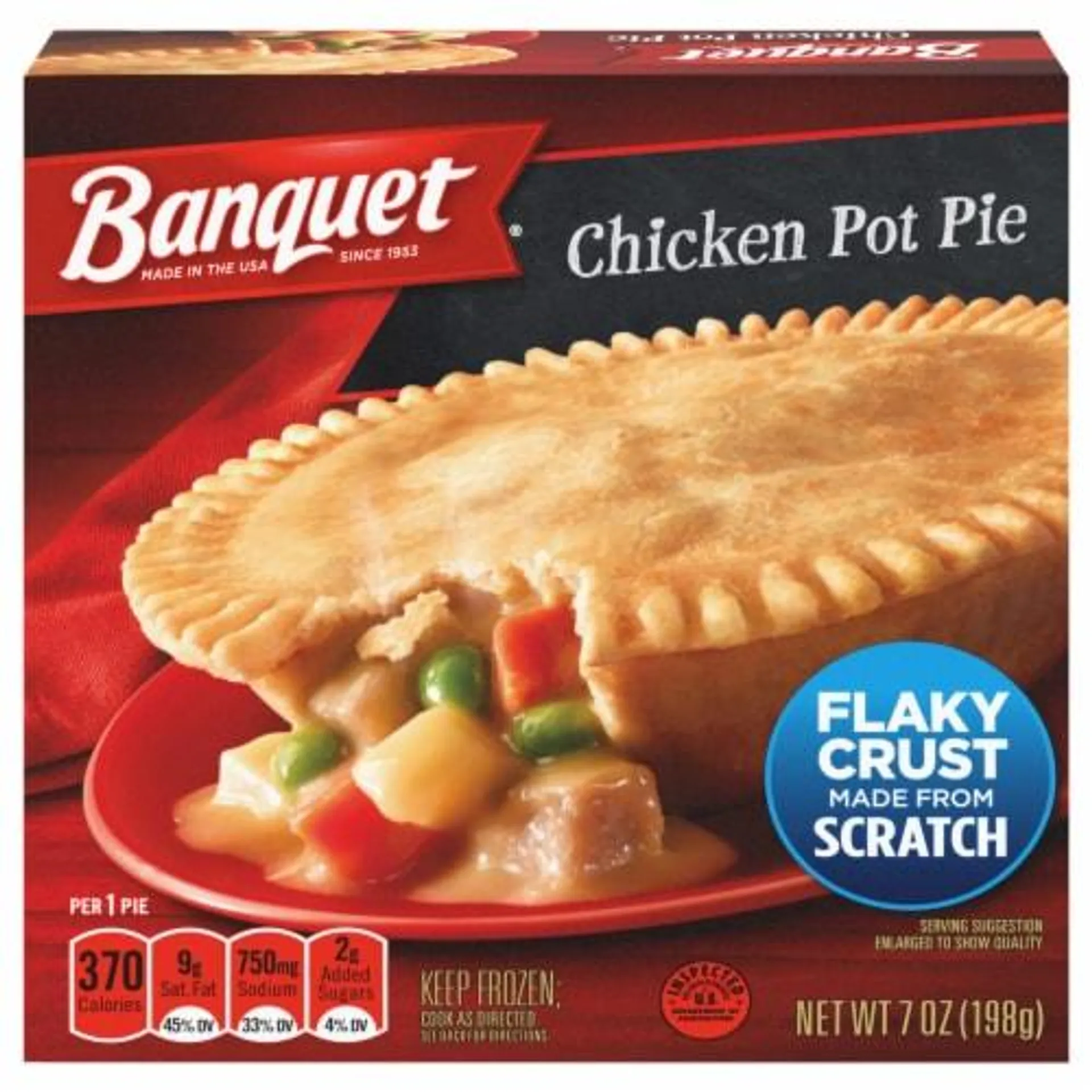 Banquet Chicken Pot Pie Frozen Pot Pie Dinner