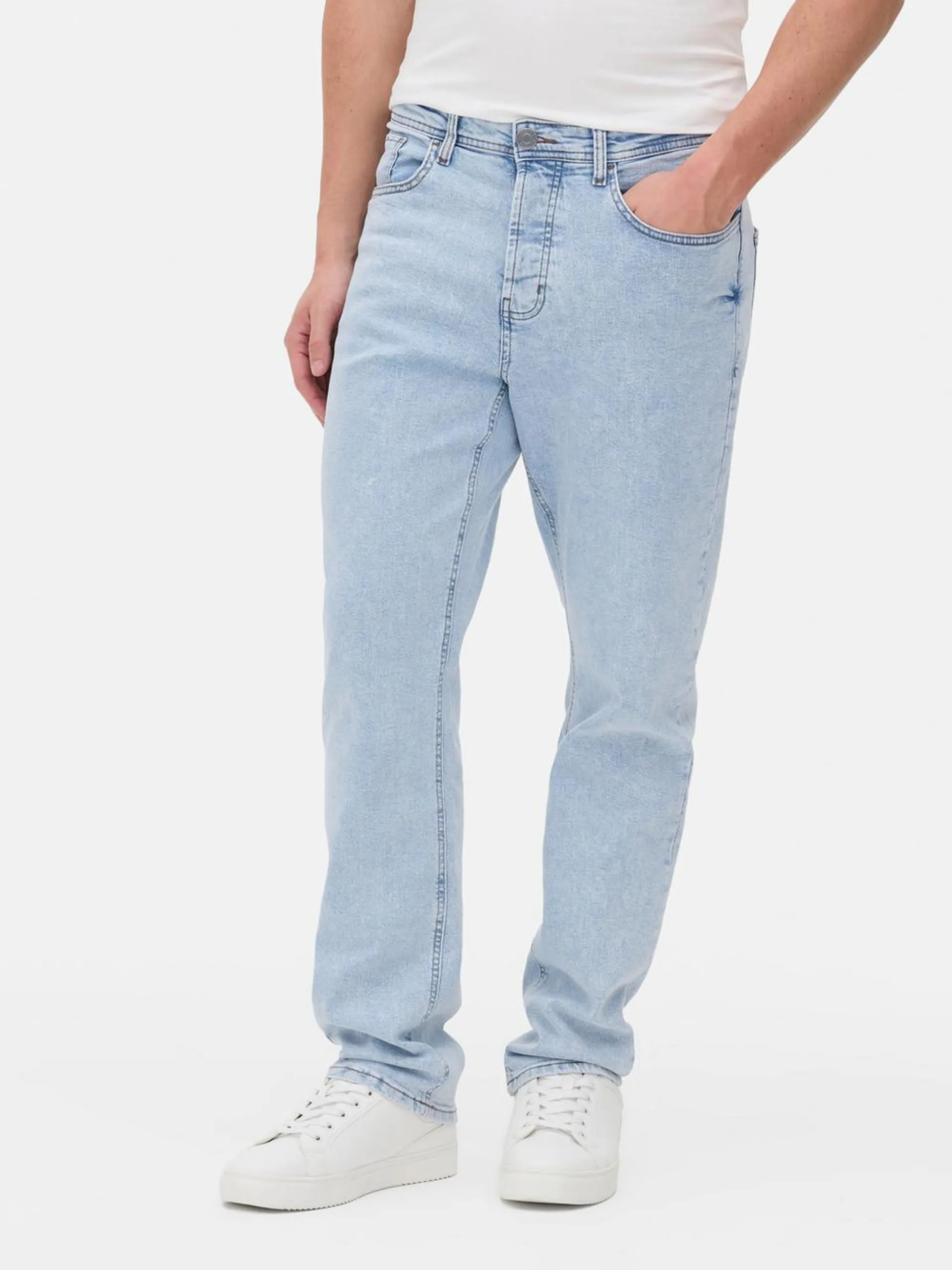 Stretch Straight Jeans