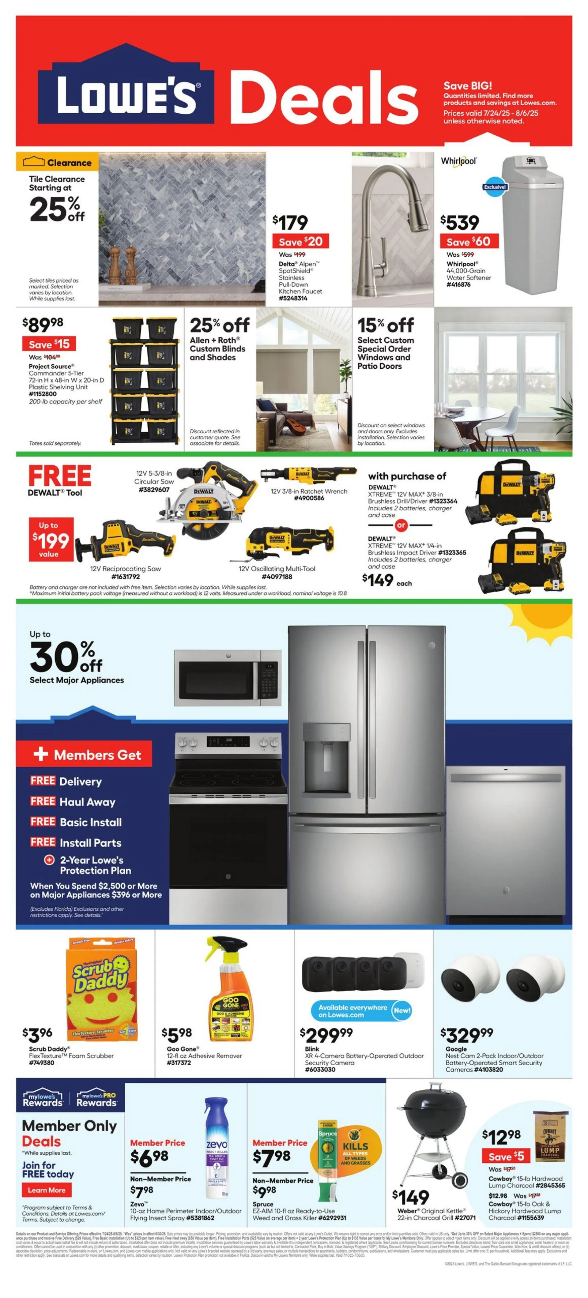 Weekly ad Lowe's from July 24 to August 6 2025 - Page 1