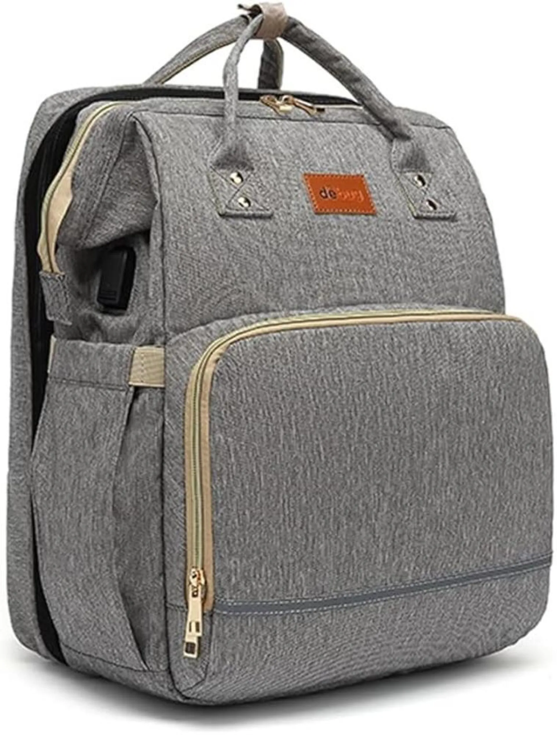 MIYCOO® Gray Diaper Bag