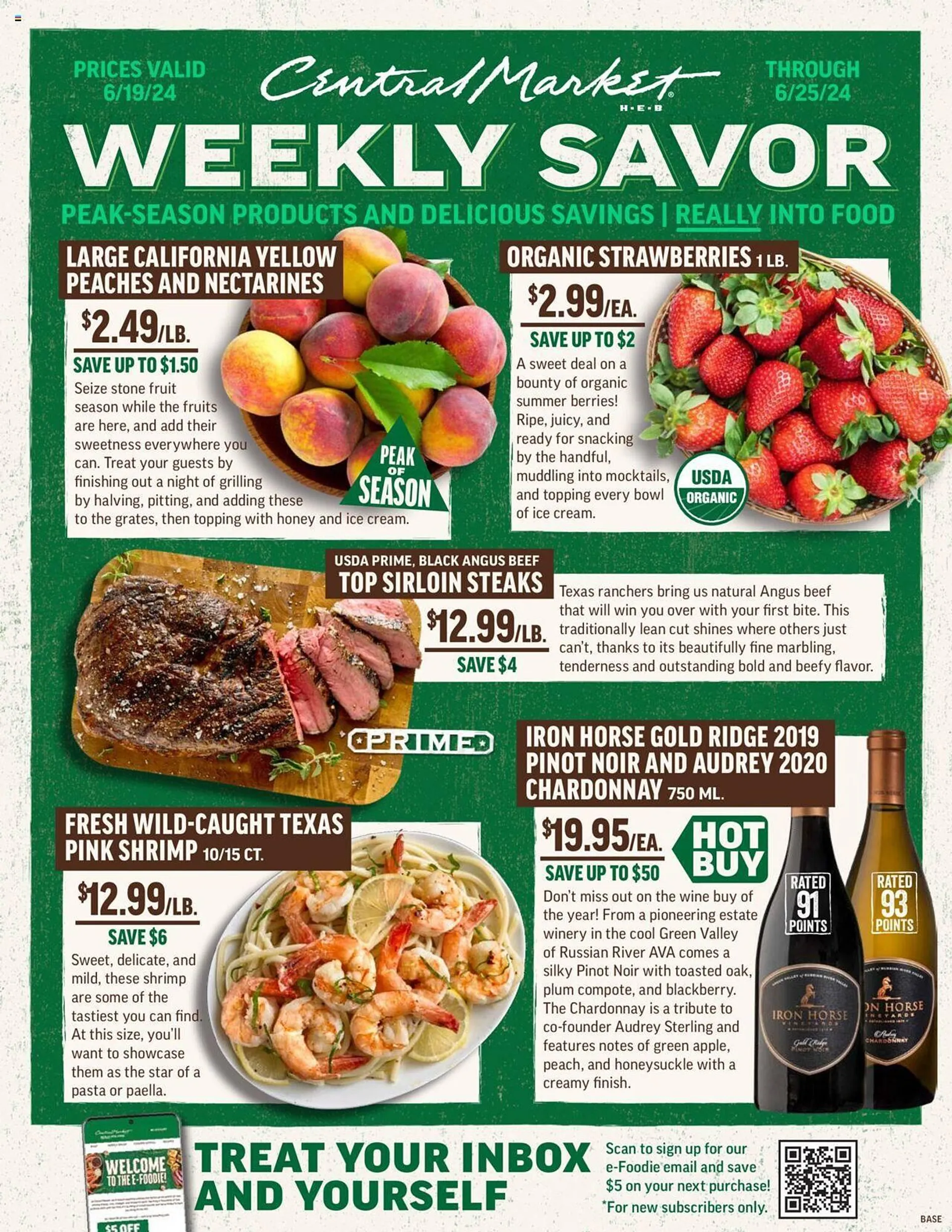 Central Market Weekly Ad - 1